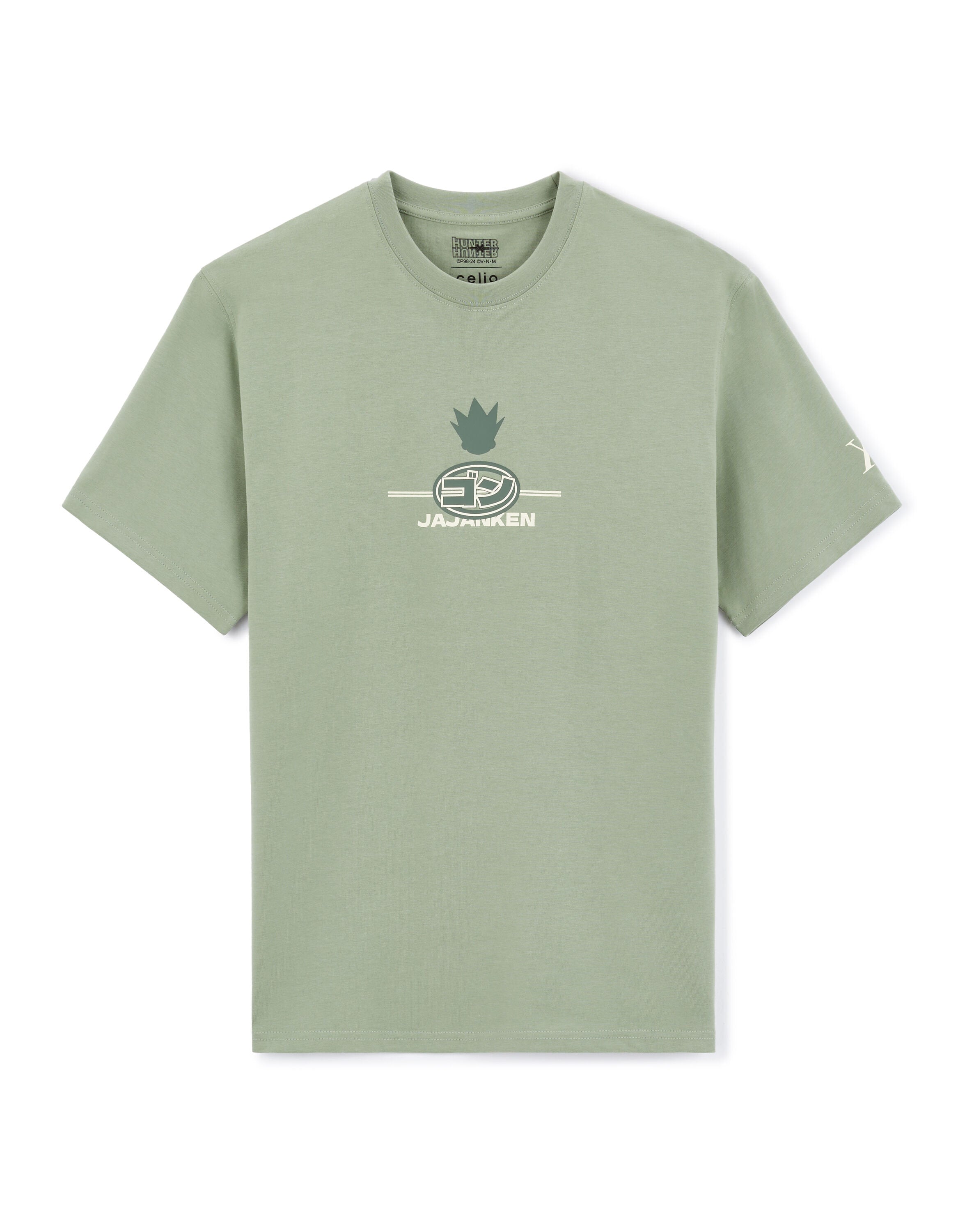 Celio_Hunter X Hunter - Green T-Shirt_LLEHXH_GREEN_03