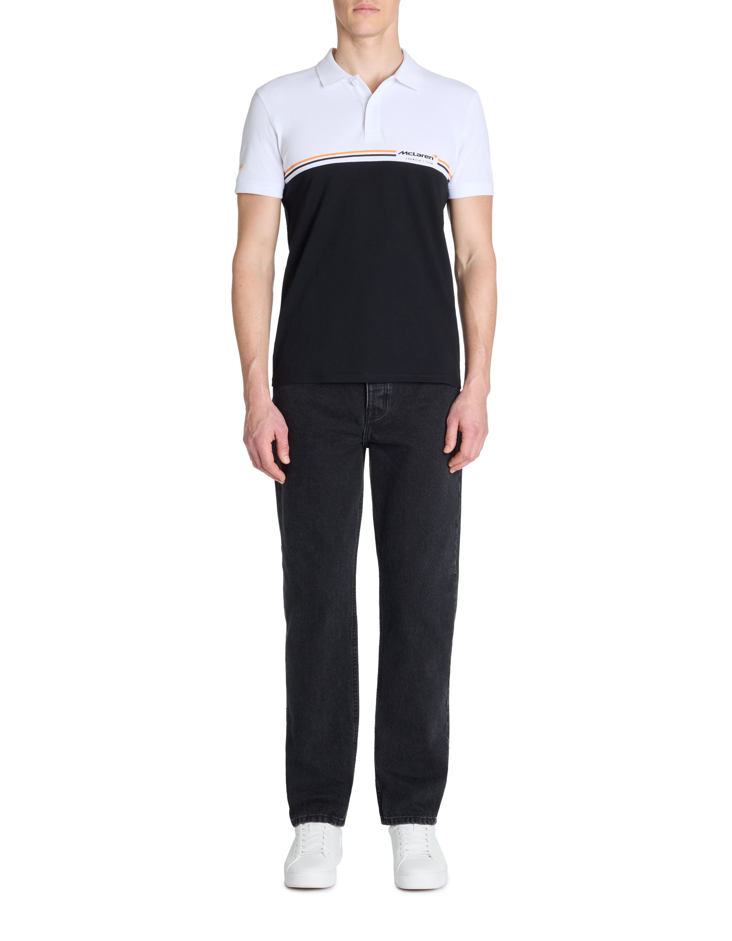 Celio_Mclaren Formula 1 Team White Polo Shirt_LLELARENP3_OPTICAL WHITE_01