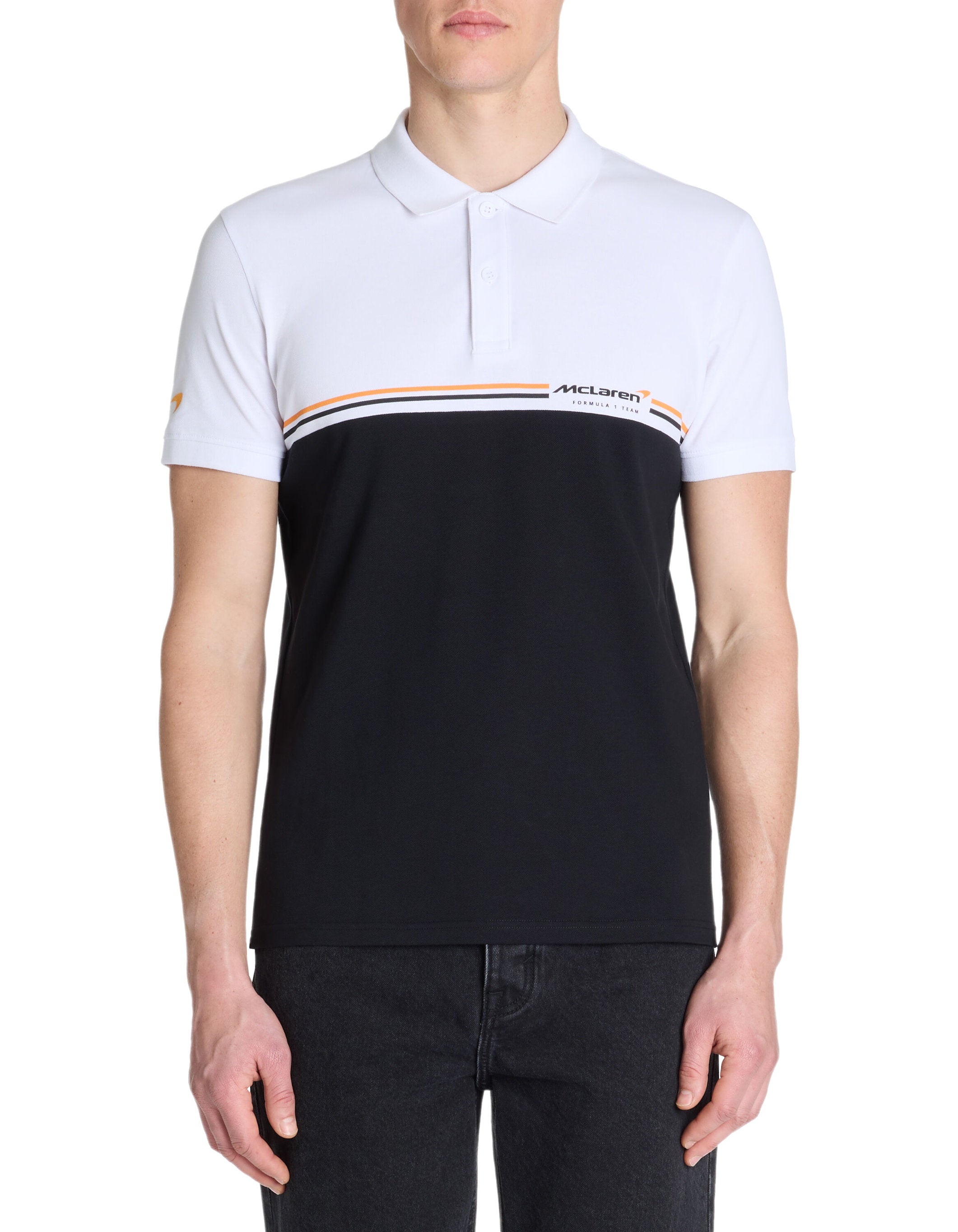 Celio_Mclaren Formula 1 Team White Polo Shirt_LLELARENP3_OPTICAL WHITE_02