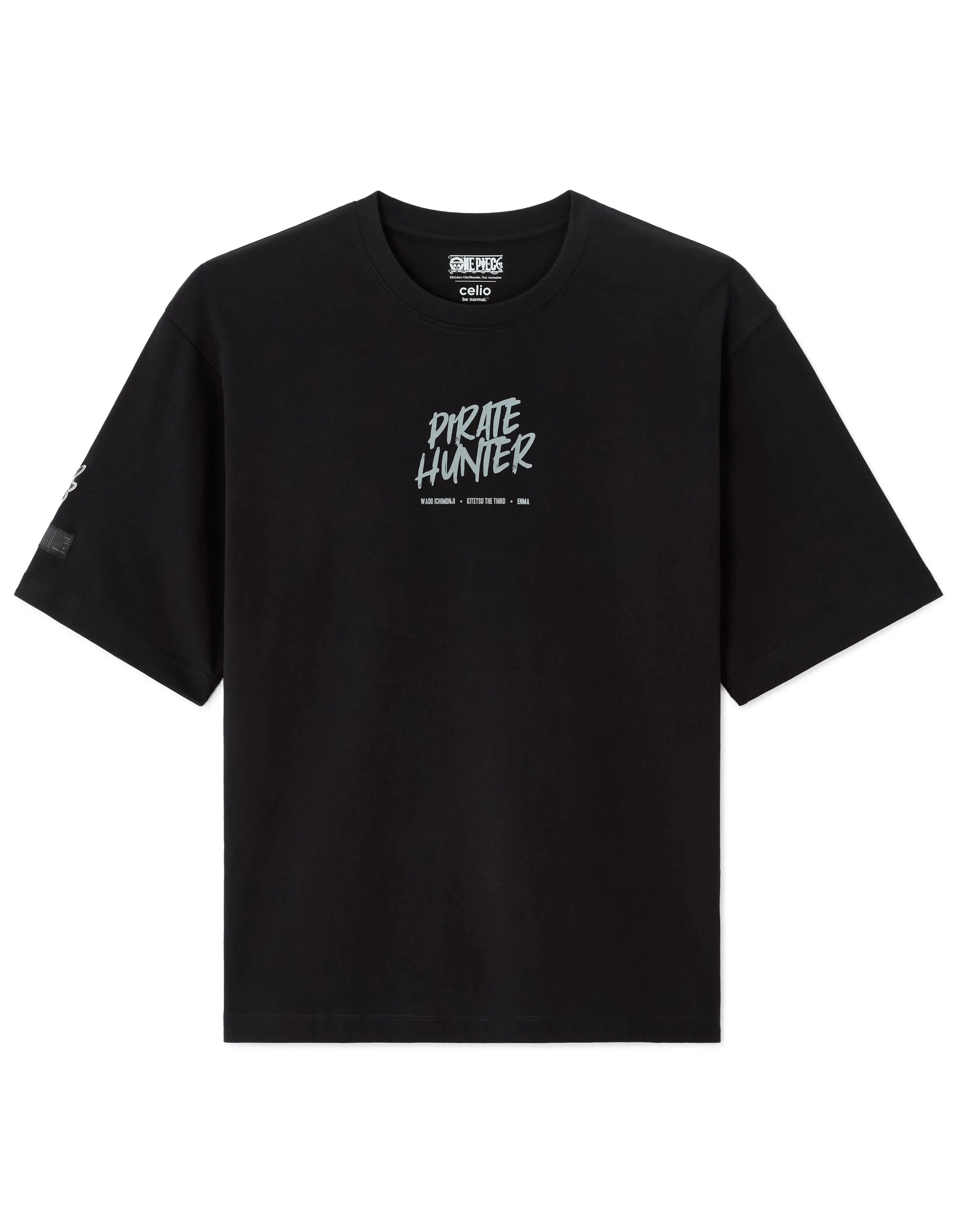 Celio_Black_One Piece Oversized T-Shirt_LLEONE_BLACK_05