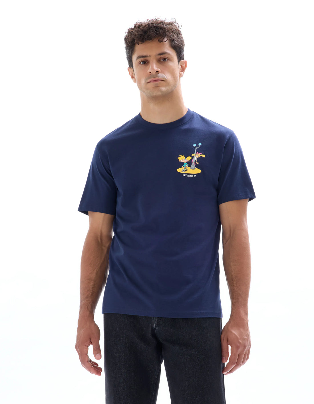 Celio_Navy_Hey Arnold! T-Shirt_LMEARNO_NAVY_01