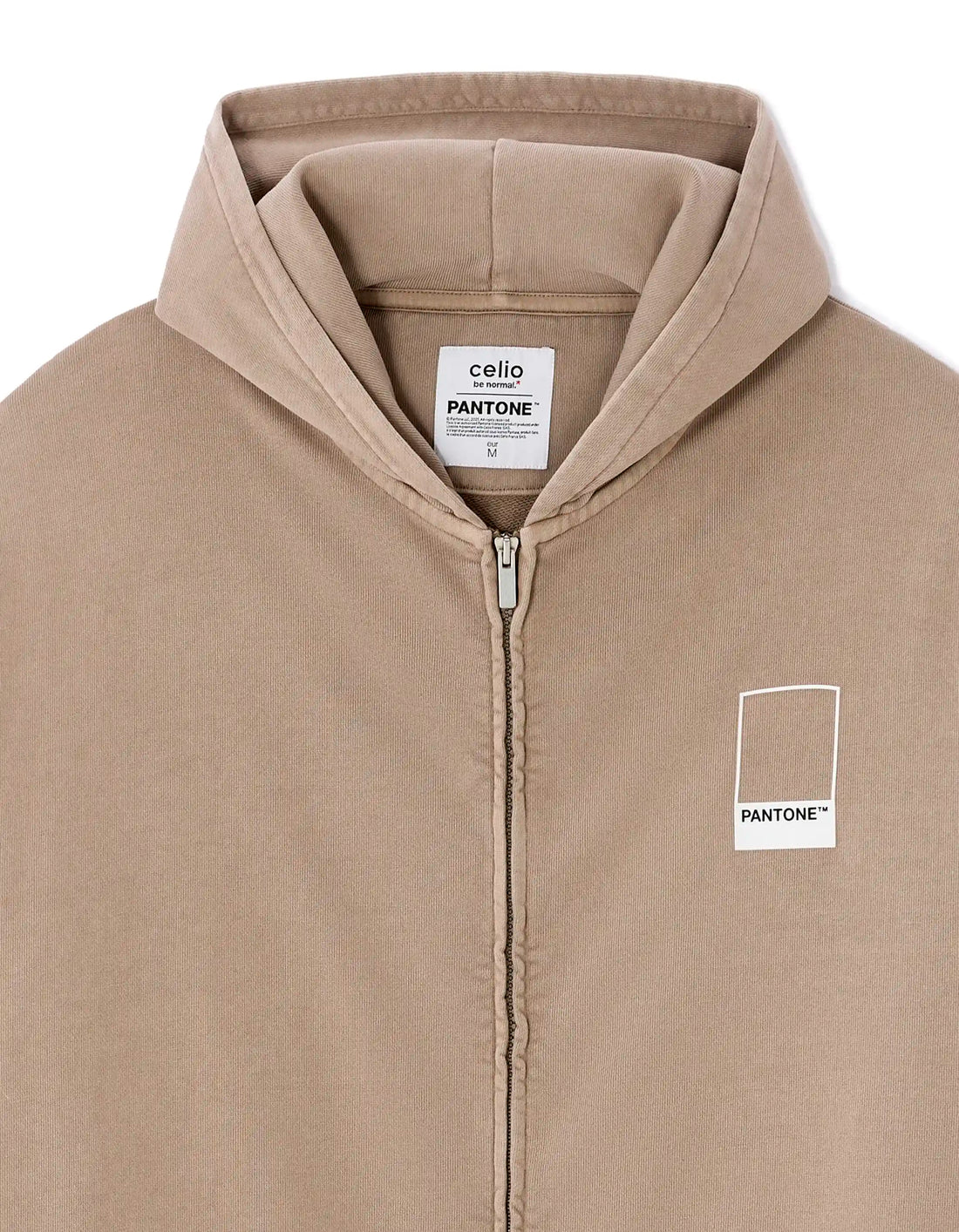 Celio_Brown_Pantone Zip-Up Sweatshirt_LMEPANSWZ_BROWN_05