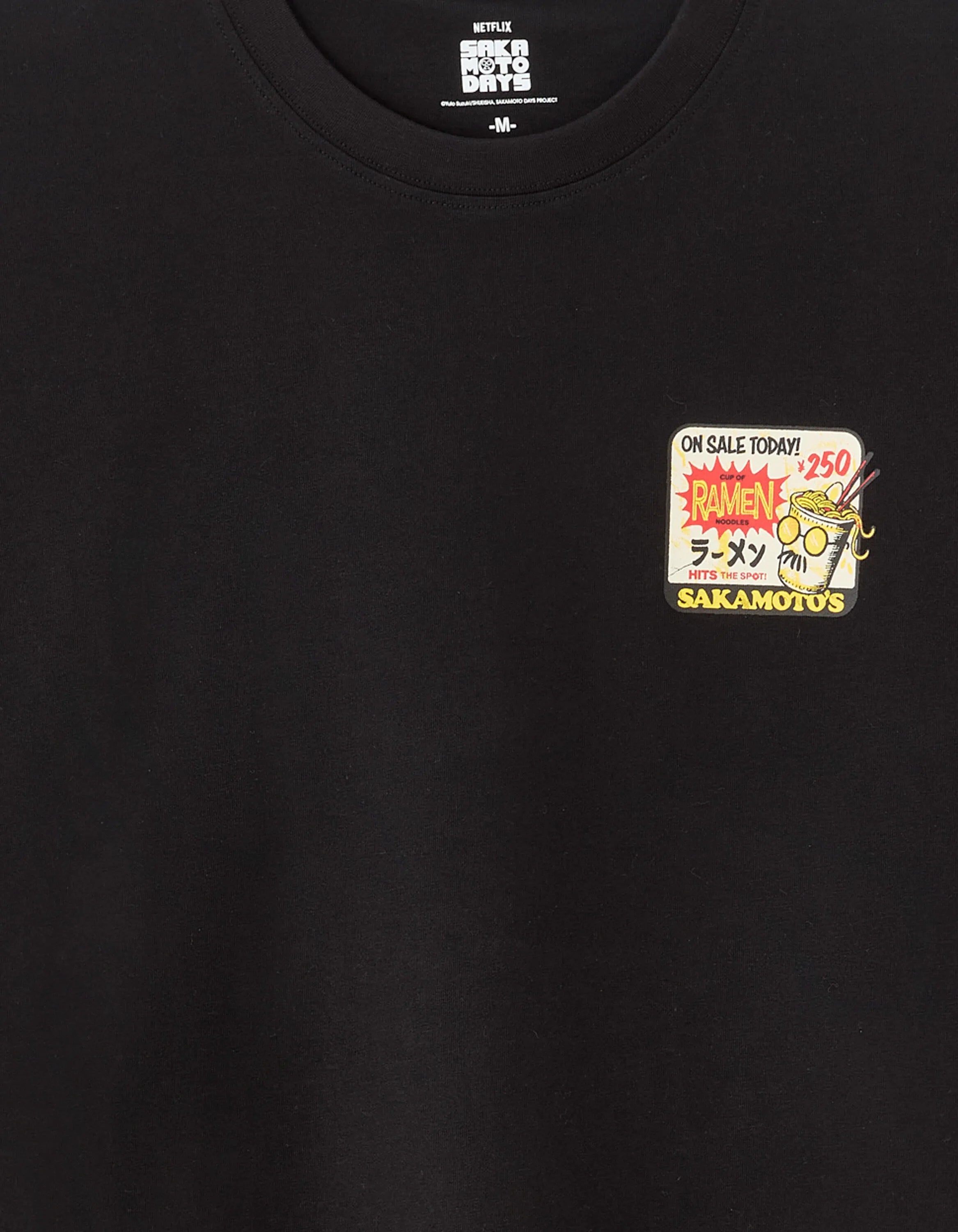 Celio_Black_Sakamoto Days T-Shirt_LMESAKAM_BLACK_05