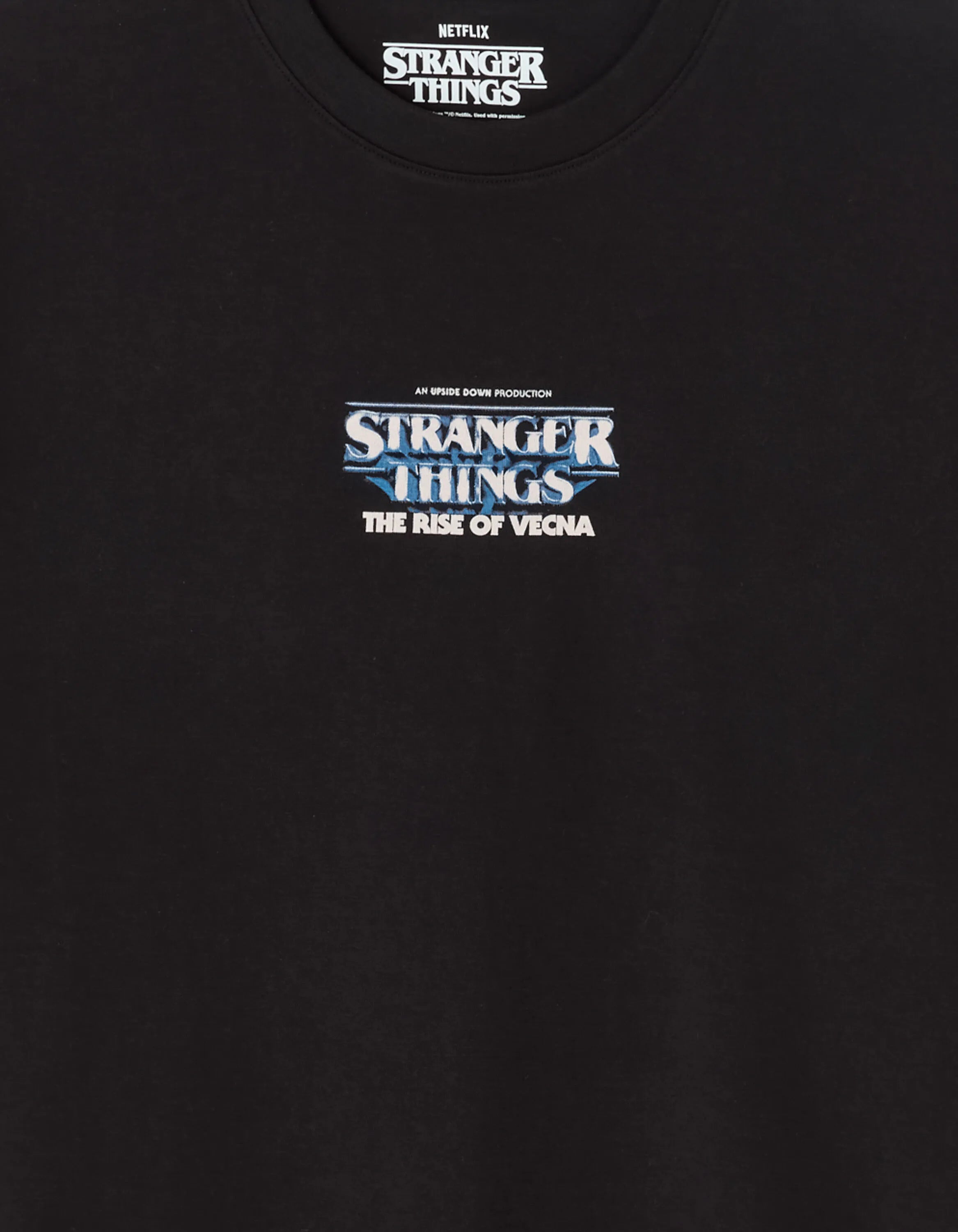 Celio_Black_Stranger Things - Black T-Shirt_LMESTRA_BLACK_04