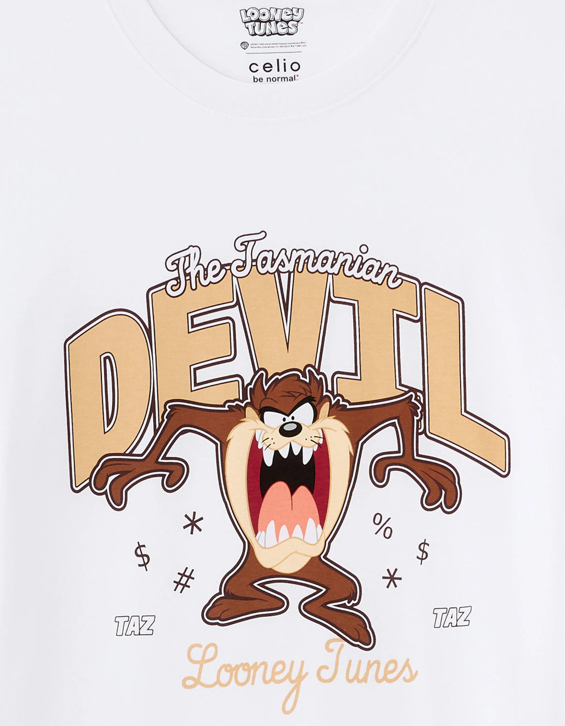 Celio_White_Looney Tunes T-Shirt_LMETAZ_WHITE_04