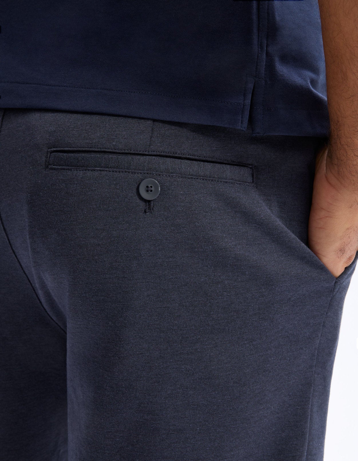 Celio_Navy Stretch Bermuda Shorts_LOJOVALBM_NAVY_05