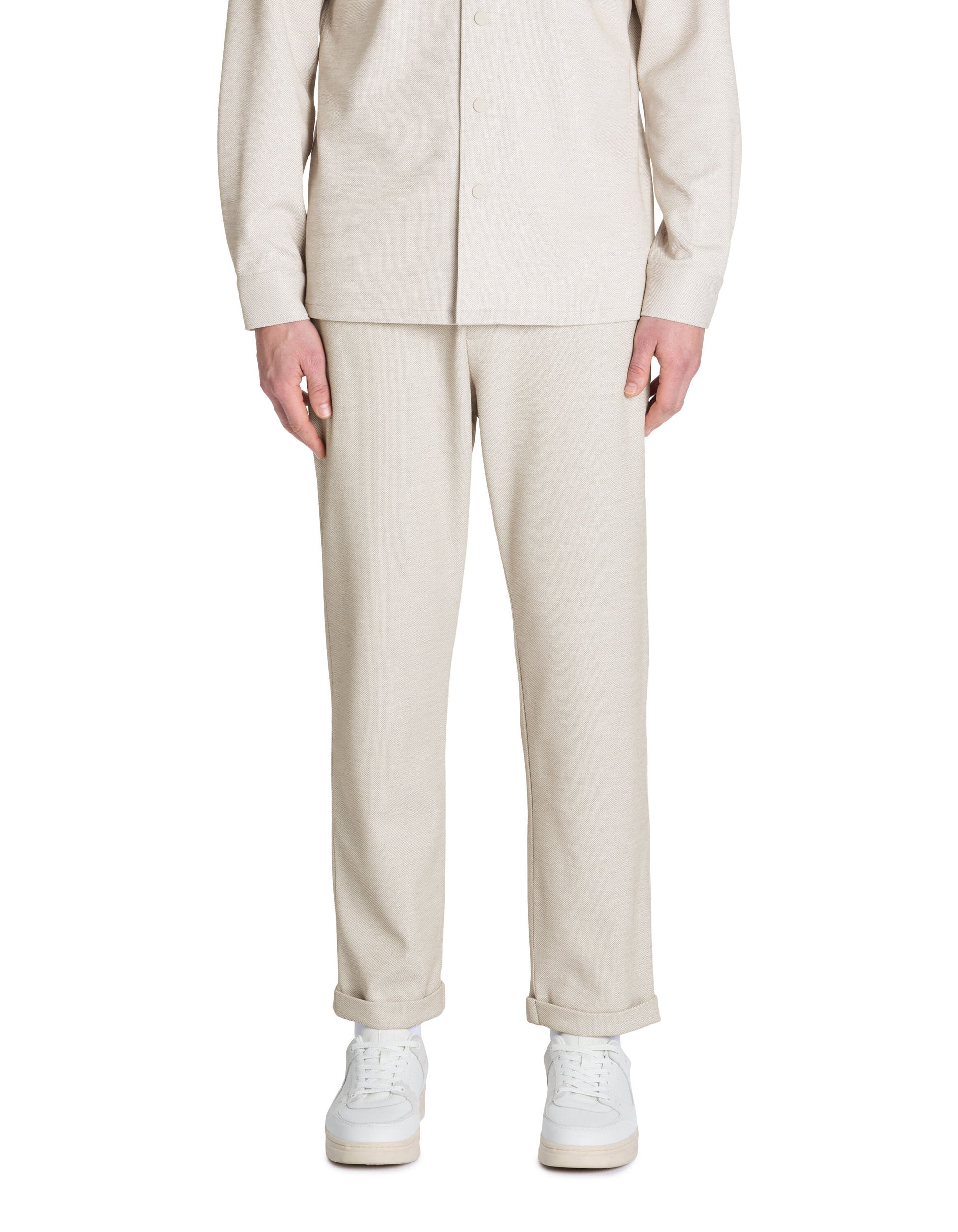 Celio_Slim Stretch Cotton Pants - Beige_LOPICK_BEIGE_02
