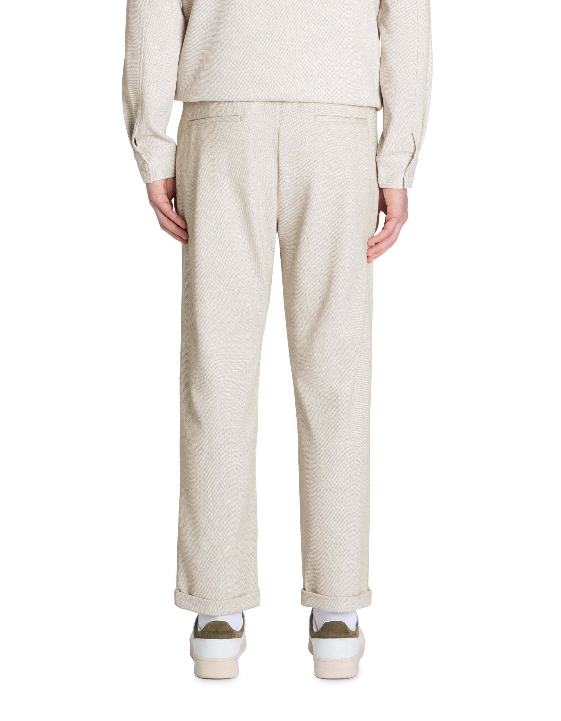 Celio_Slim Stretch Cotton Pants - Beige_LOPICK_BEIGE_04
