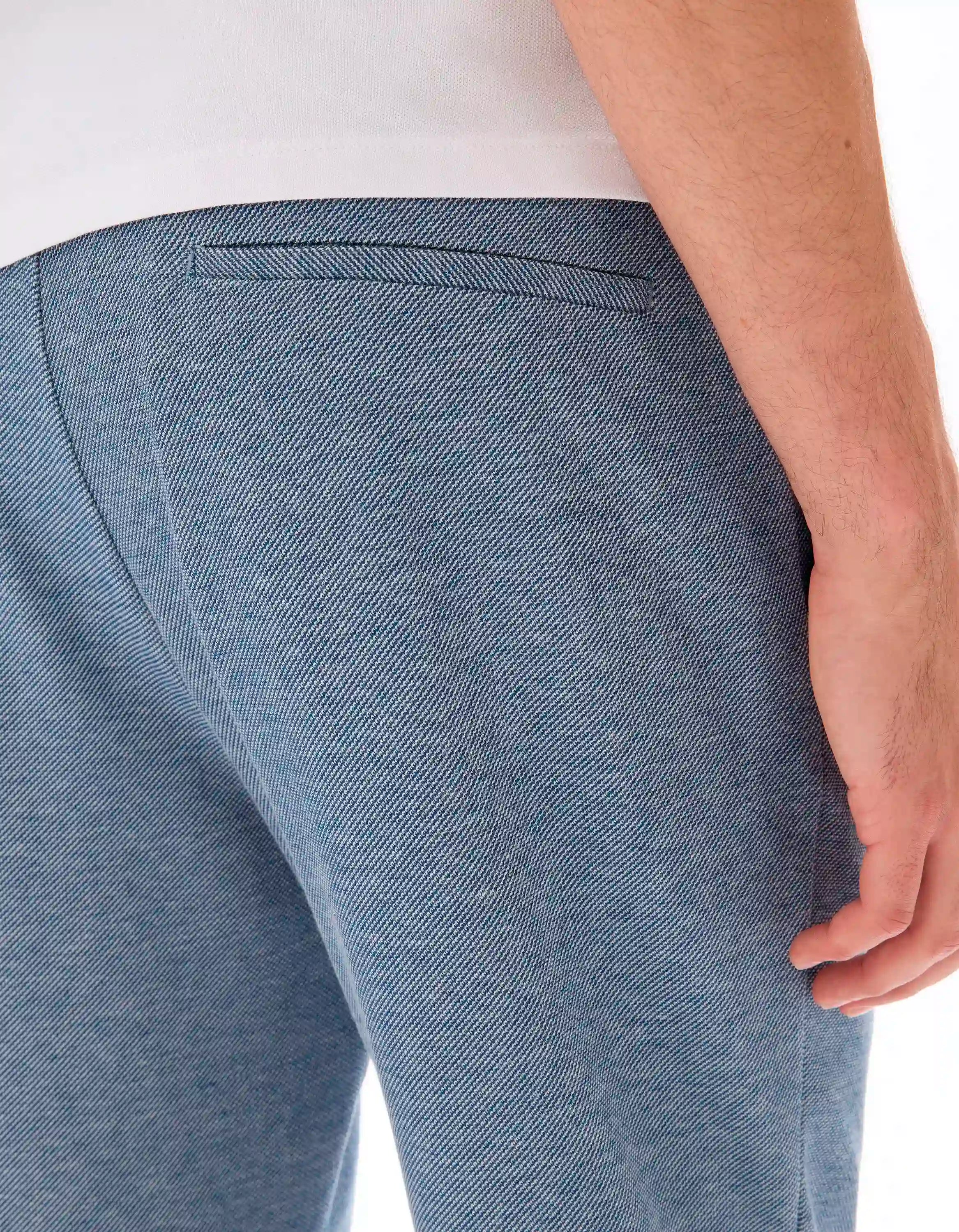 Celio_Bleu Moyen_24H Slim Stretch 7/8 Pants_LOPICK_BLEU MOYEN_05