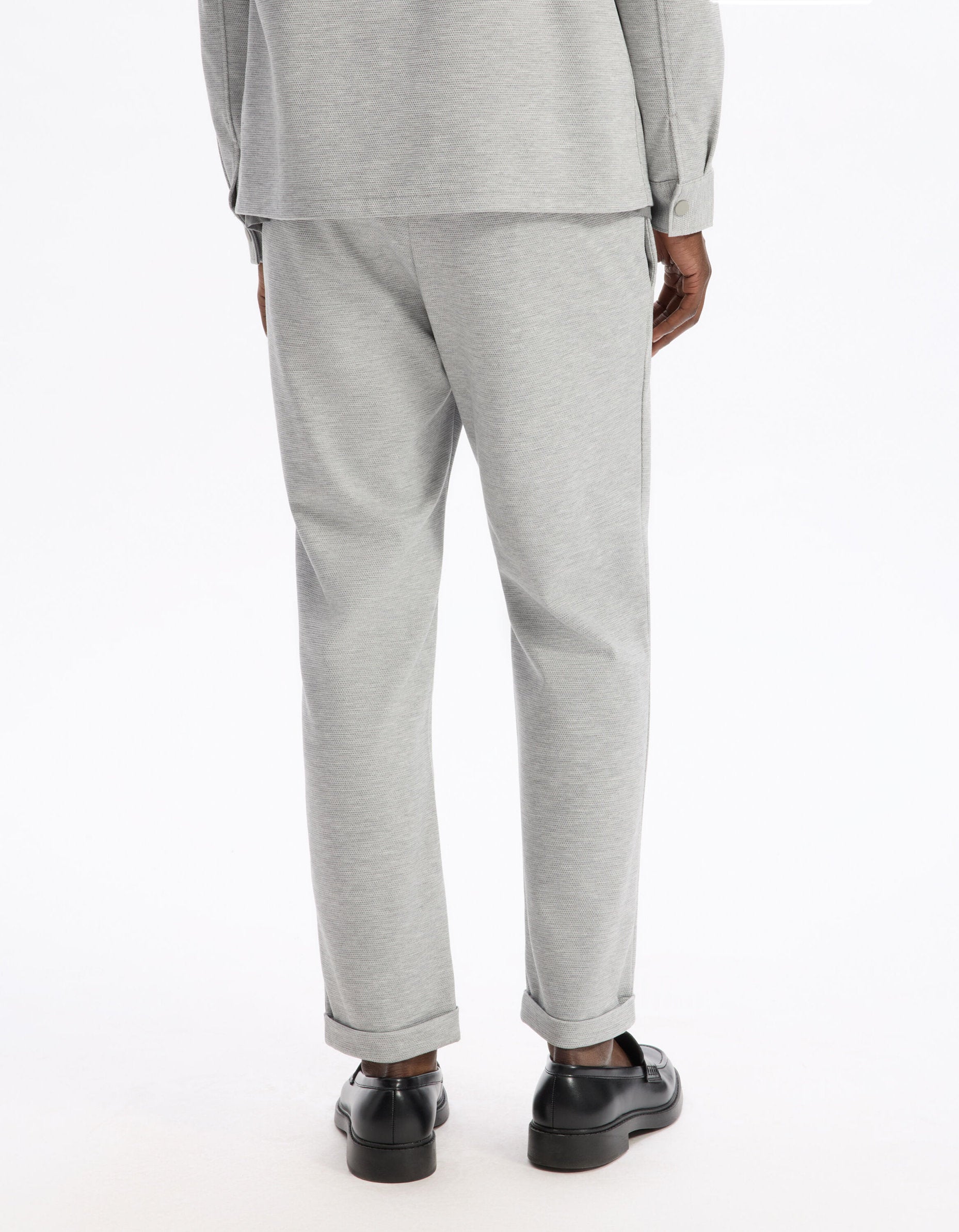 Celio_Grey Slim Stretch Trousers_LOPICK_LIGHT GREY_03