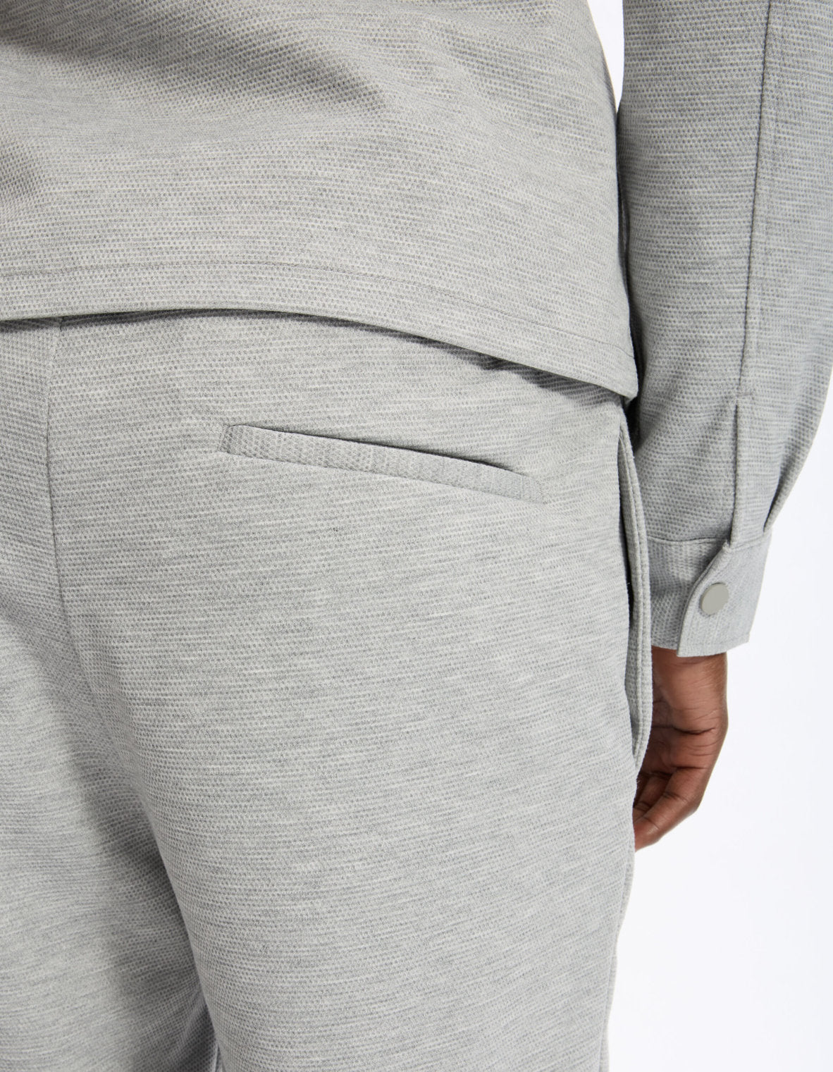 Celio_Grey Slim Stretch Trousers_LOPICK_LIGHT GREY_05