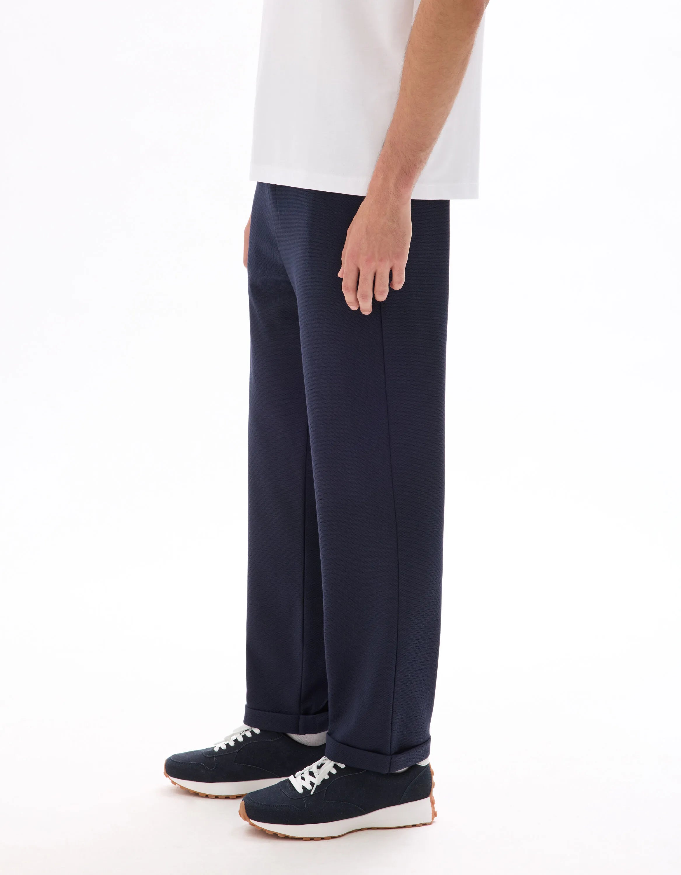 Celio_Navy H25_24H Slim Stretch 7/8 Pants_LOPICK_NAVY H25_04