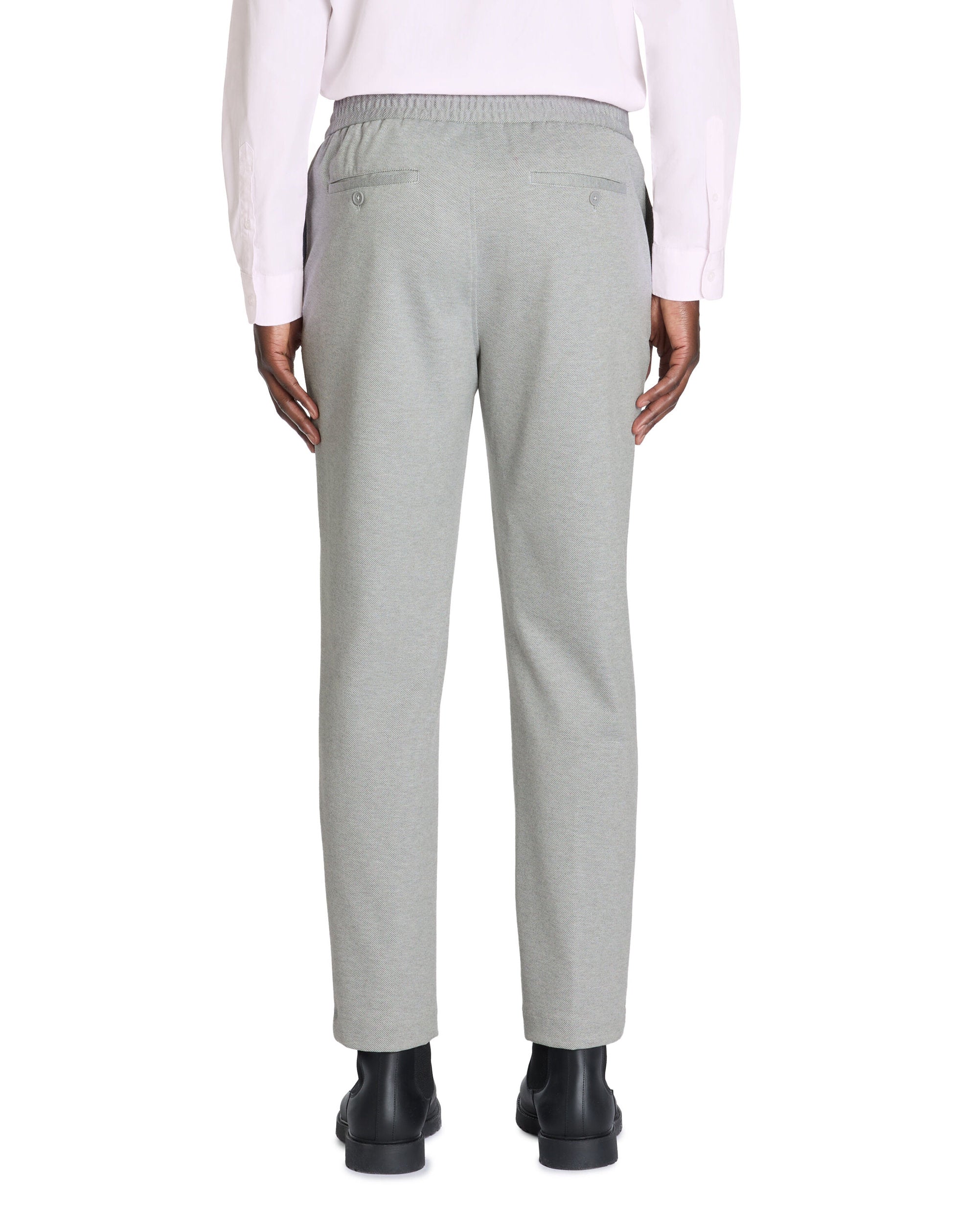 Celio_Grey Straight Stretch Trousers_LOPLI_GREY_03
