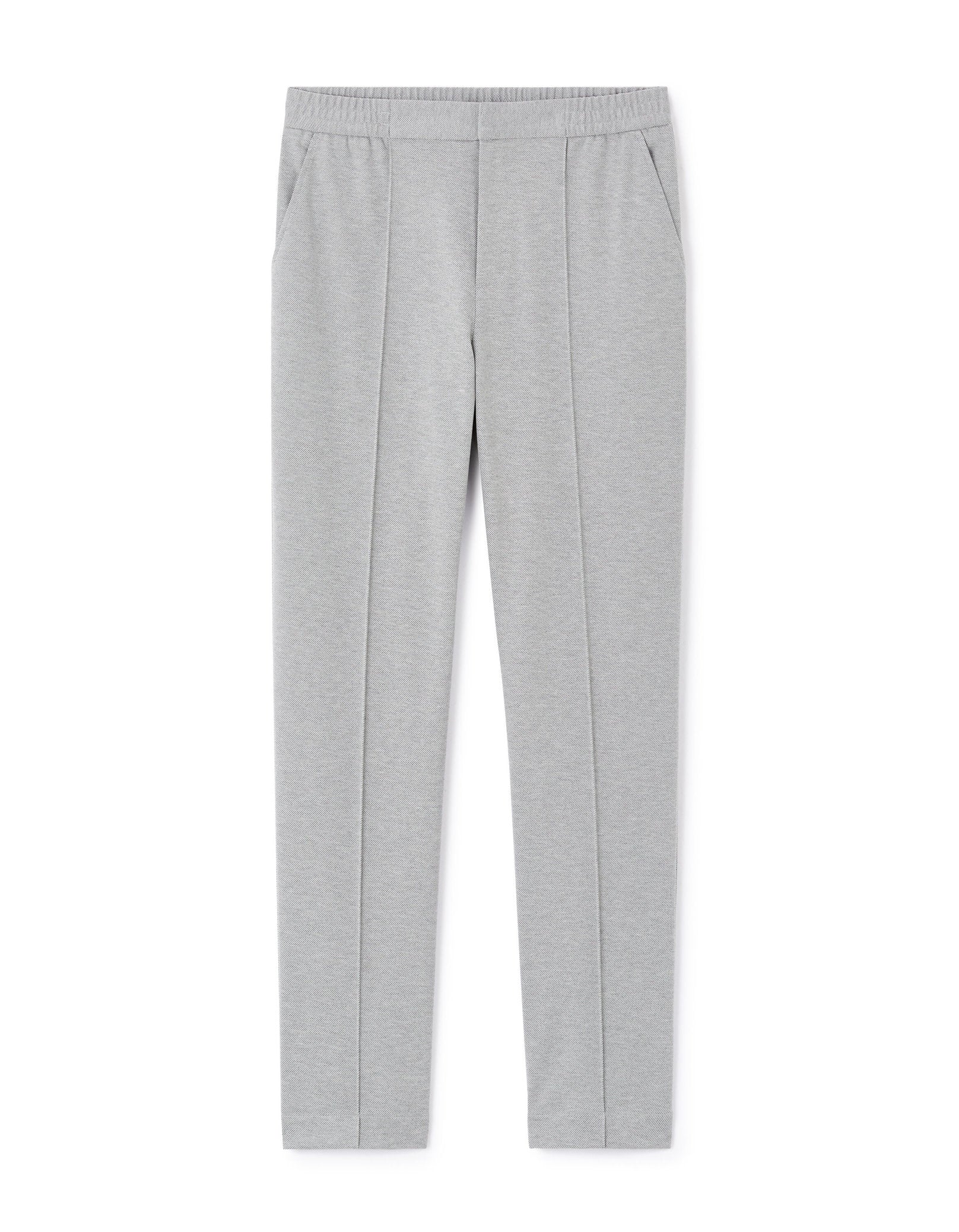 Celio_Grey Straight Stretch Trousers_LOPLI_GREY_05