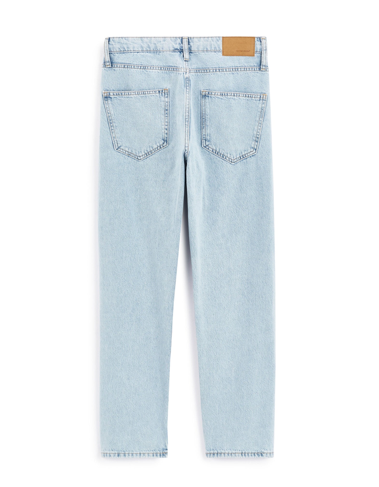 Celio_Jean Relaxed 100% Cotton C85 - Light Blue_LORELAX_BLEACHED_07