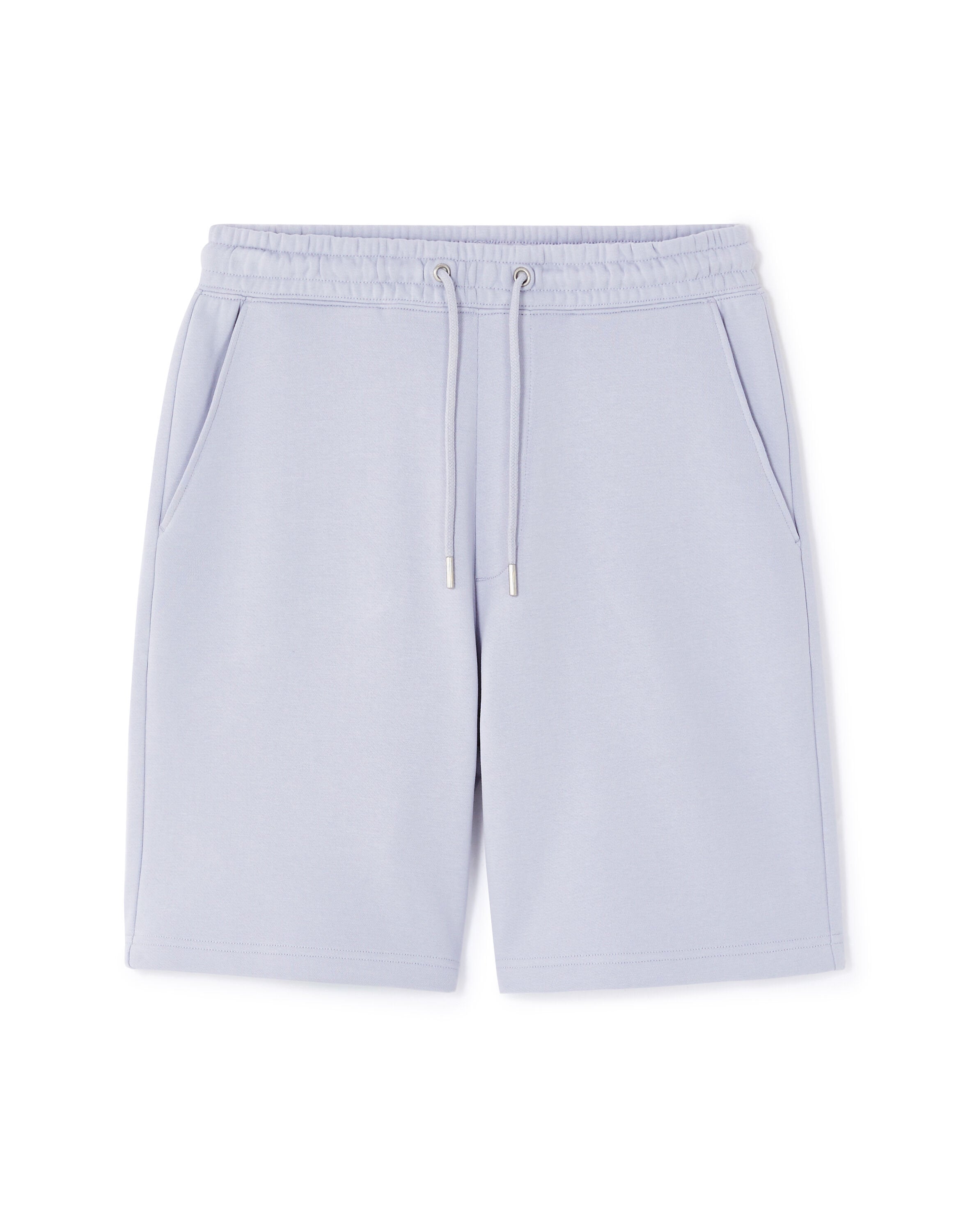 Celio_Purple Bermuda Shorts in 100% Cotton Fleece_LOSHORT2_LAVANDE_06
