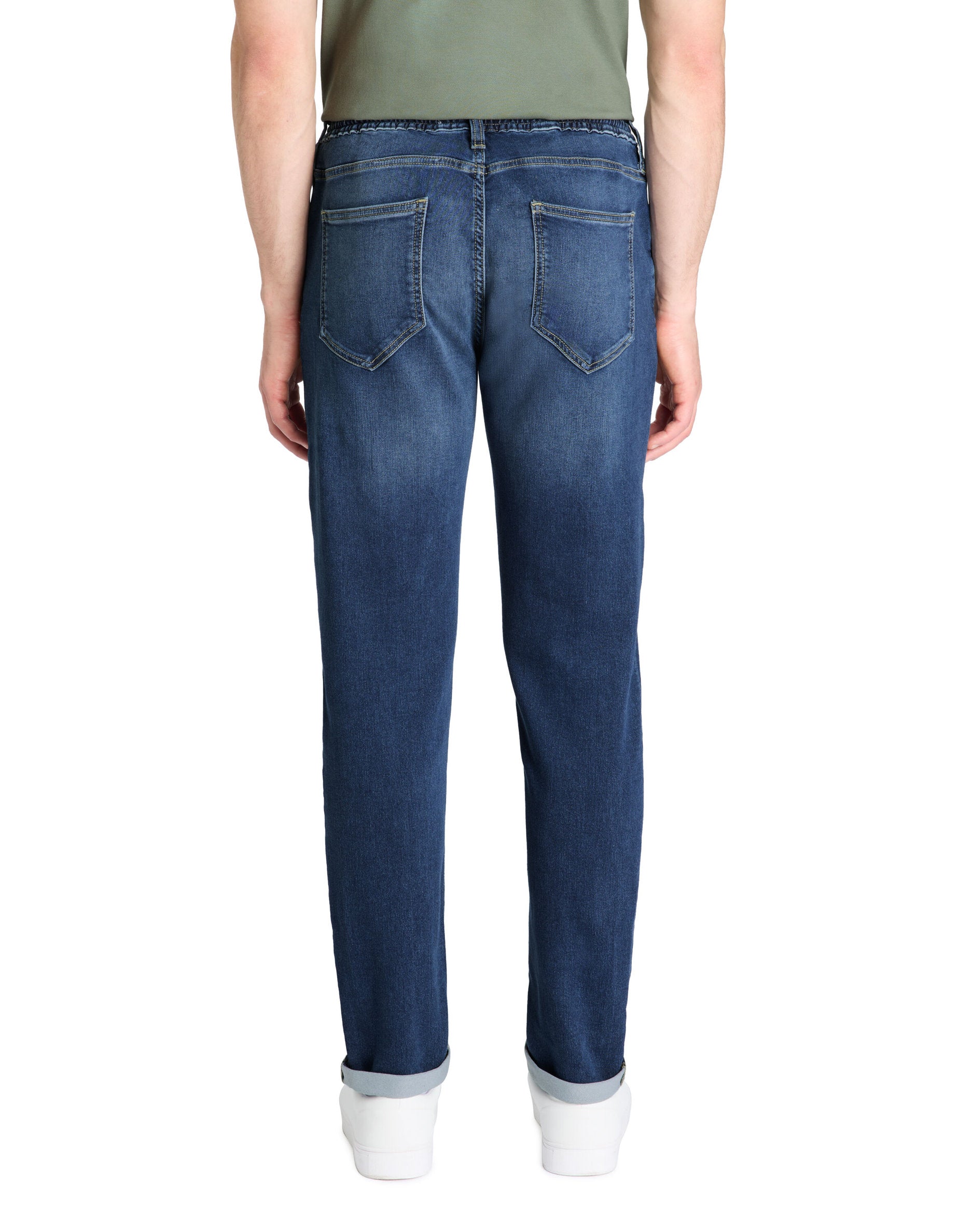 Celio_100% Cotton Stretch C25 Slim Jeans - Blue_LOSUPER1_STONE_04