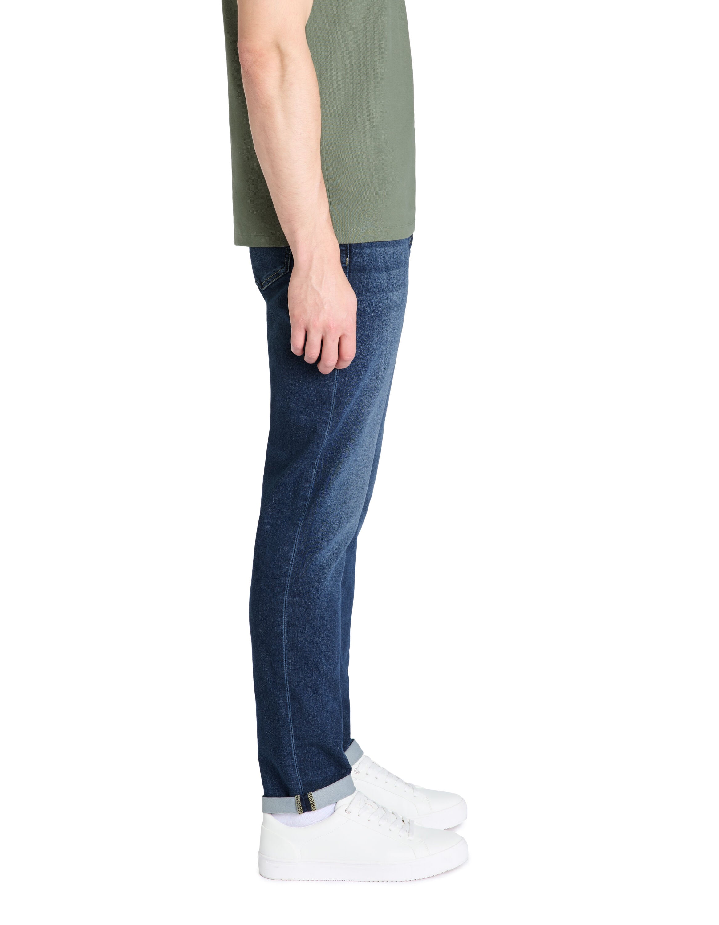 Celio_100% Cotton Stretch C25 Slim Jeans - Blue_LOSUPER1_STONE_05