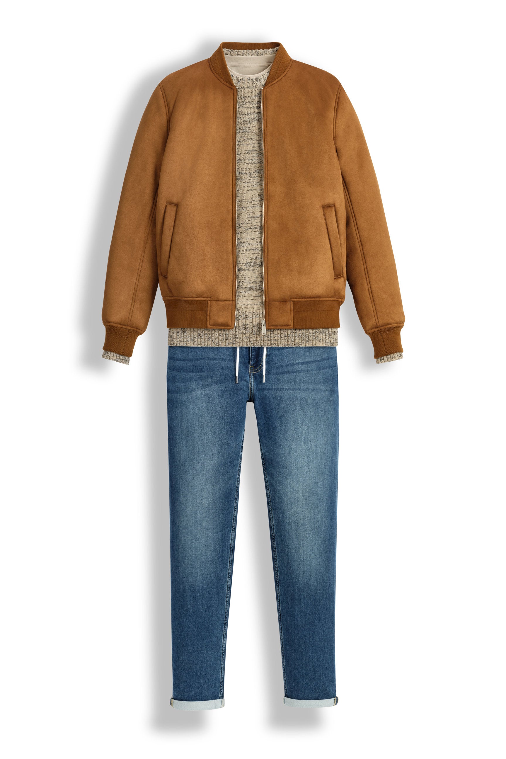 Celio_100% Cotton Stretch C25 Slim Jeans - Blue_LOSUPER1_STONE_06