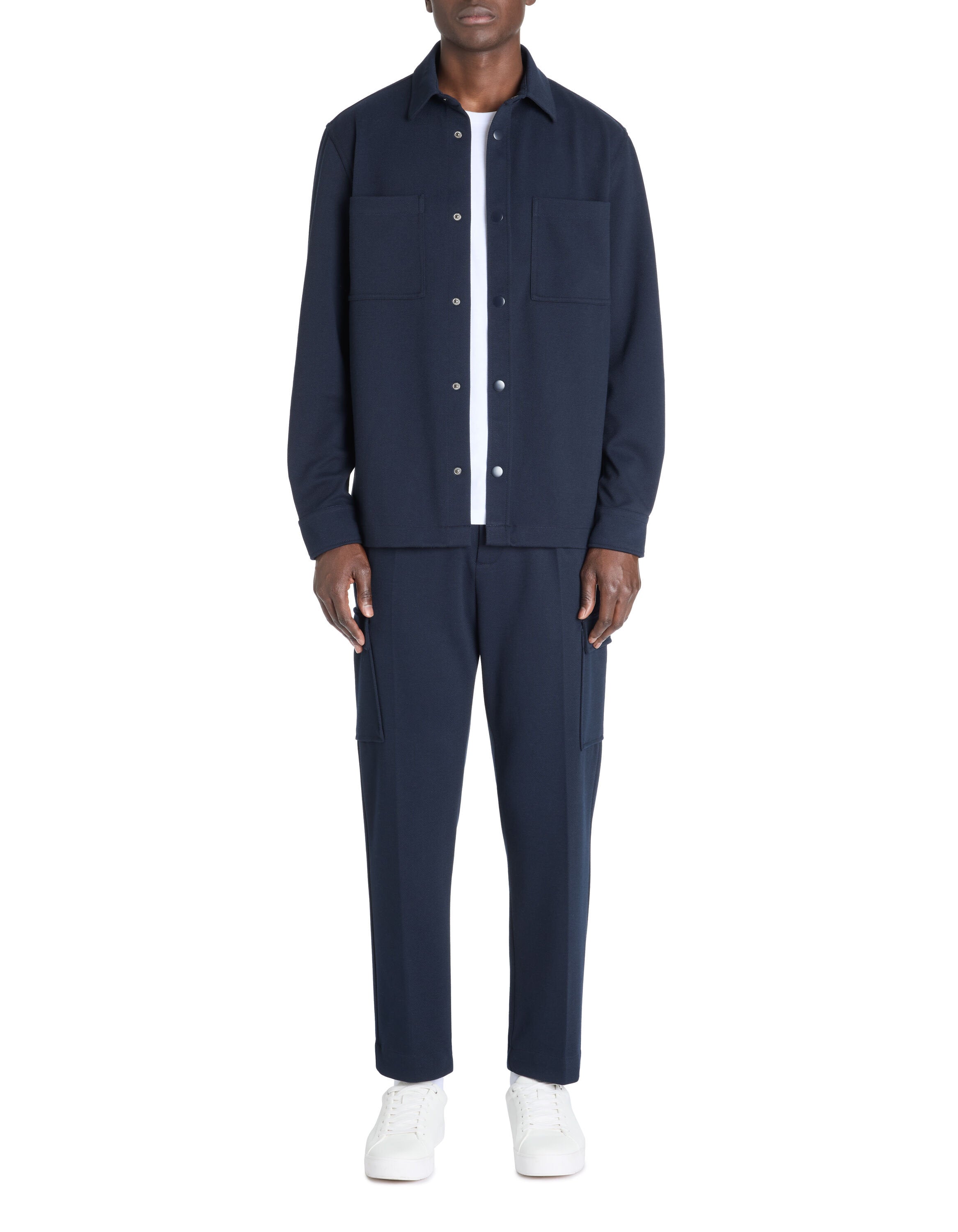 Celio_Navy 24H Straight Stretch Cotton Cargo Pants_LOTWILL_NAVY_01