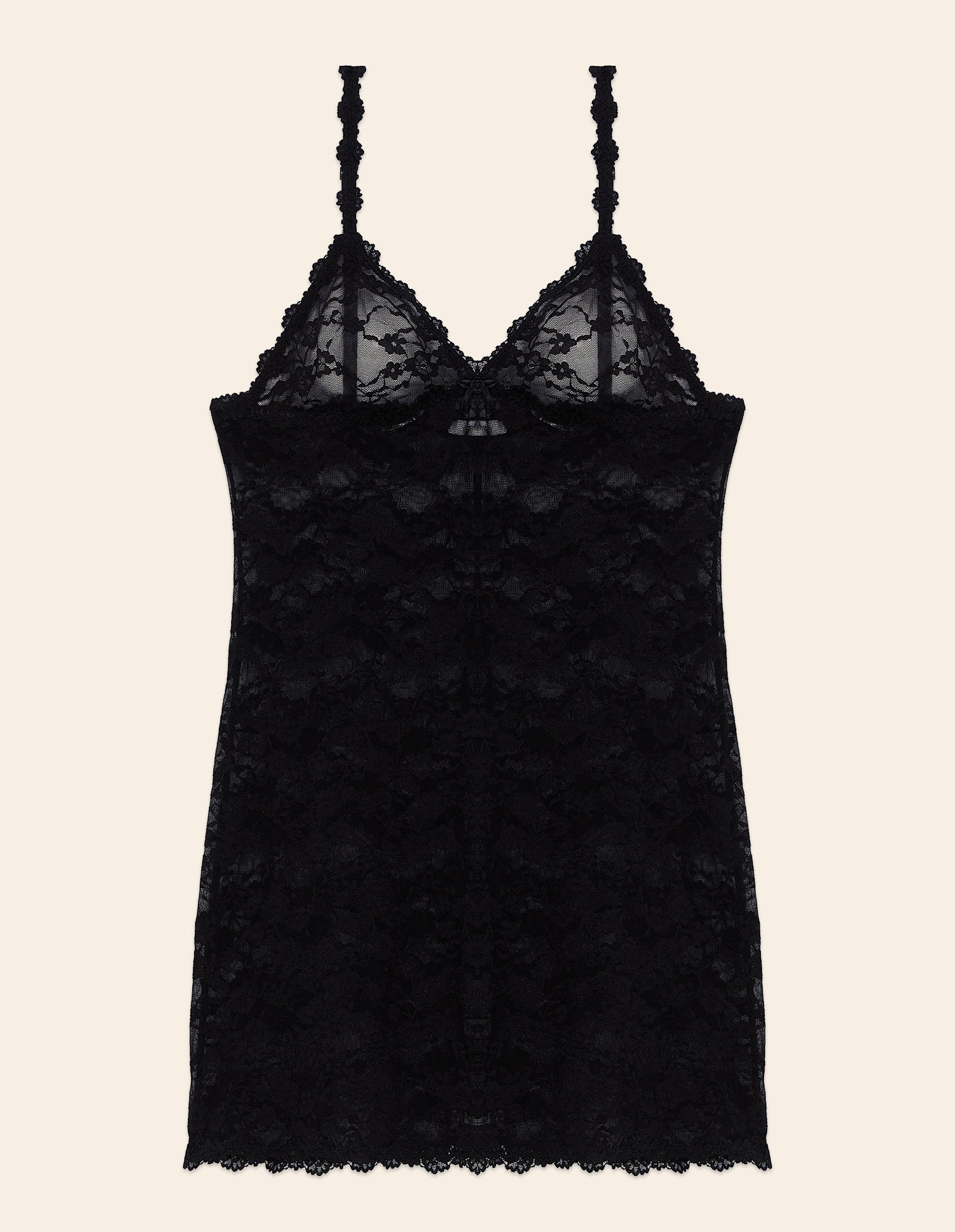 Yamamay_Fancy Lace Unlined Semi-Transparent Lace Slip Dress with Thin Straps_LSOD181008_072_04