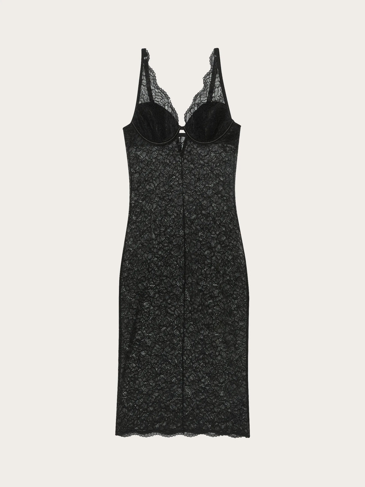 Yamamay BLACK Women Chemise - Black Shadow SKU: LSOD193005_072 Image 05