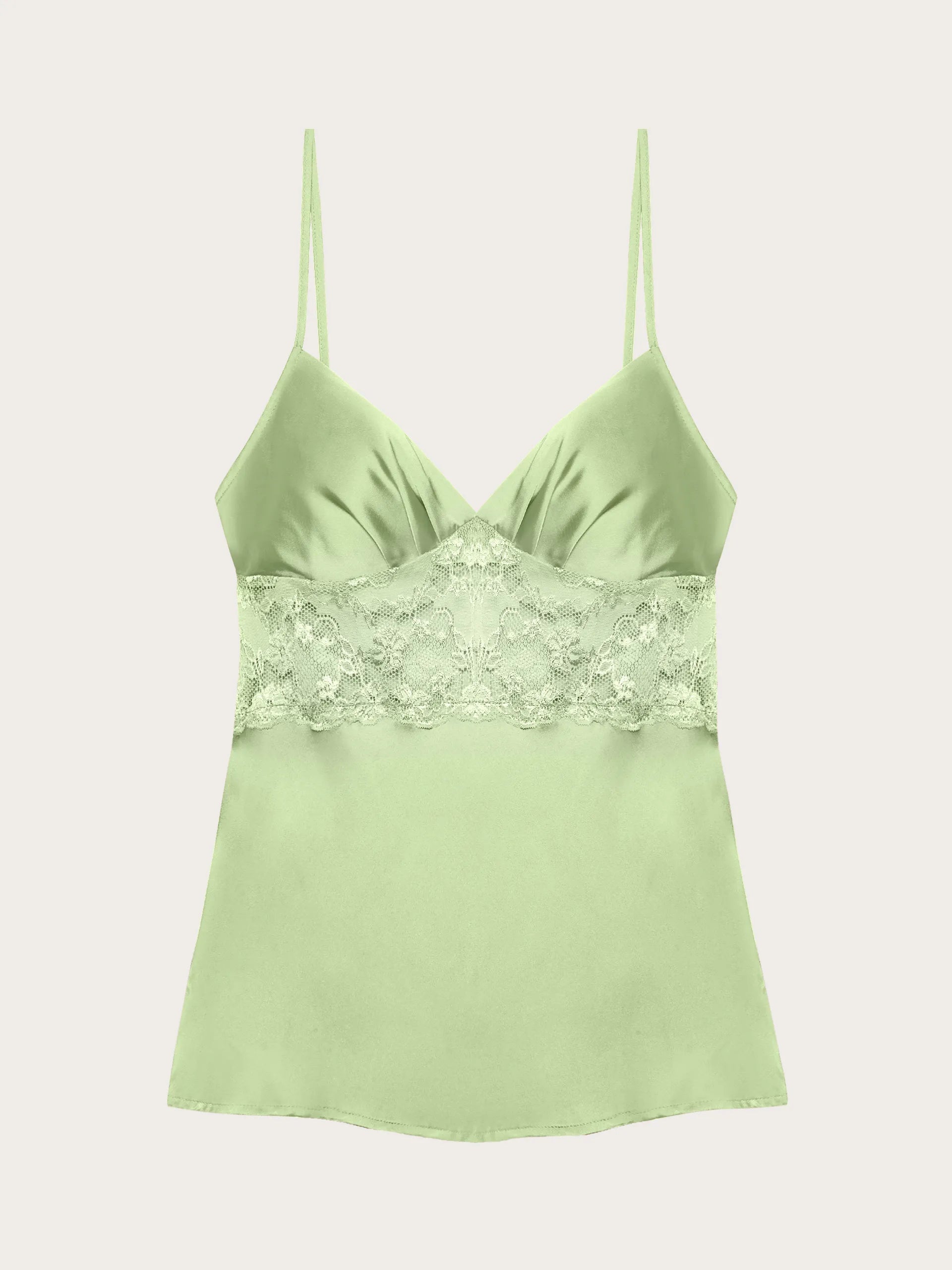 Yamamay_Light Green_Satin and Lace Top with Adjustable Straps - Primula Color_LTOD191003_109_04