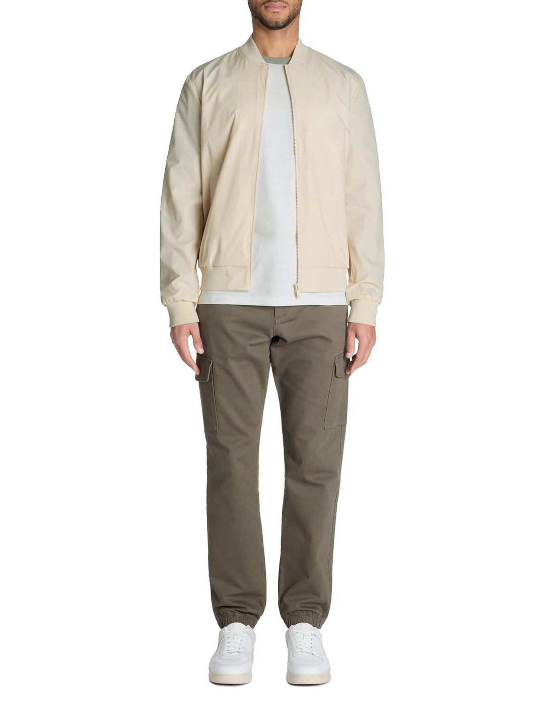 Celio_Ecru Bomber Jacket_LUBLUZ2_ECRU_02