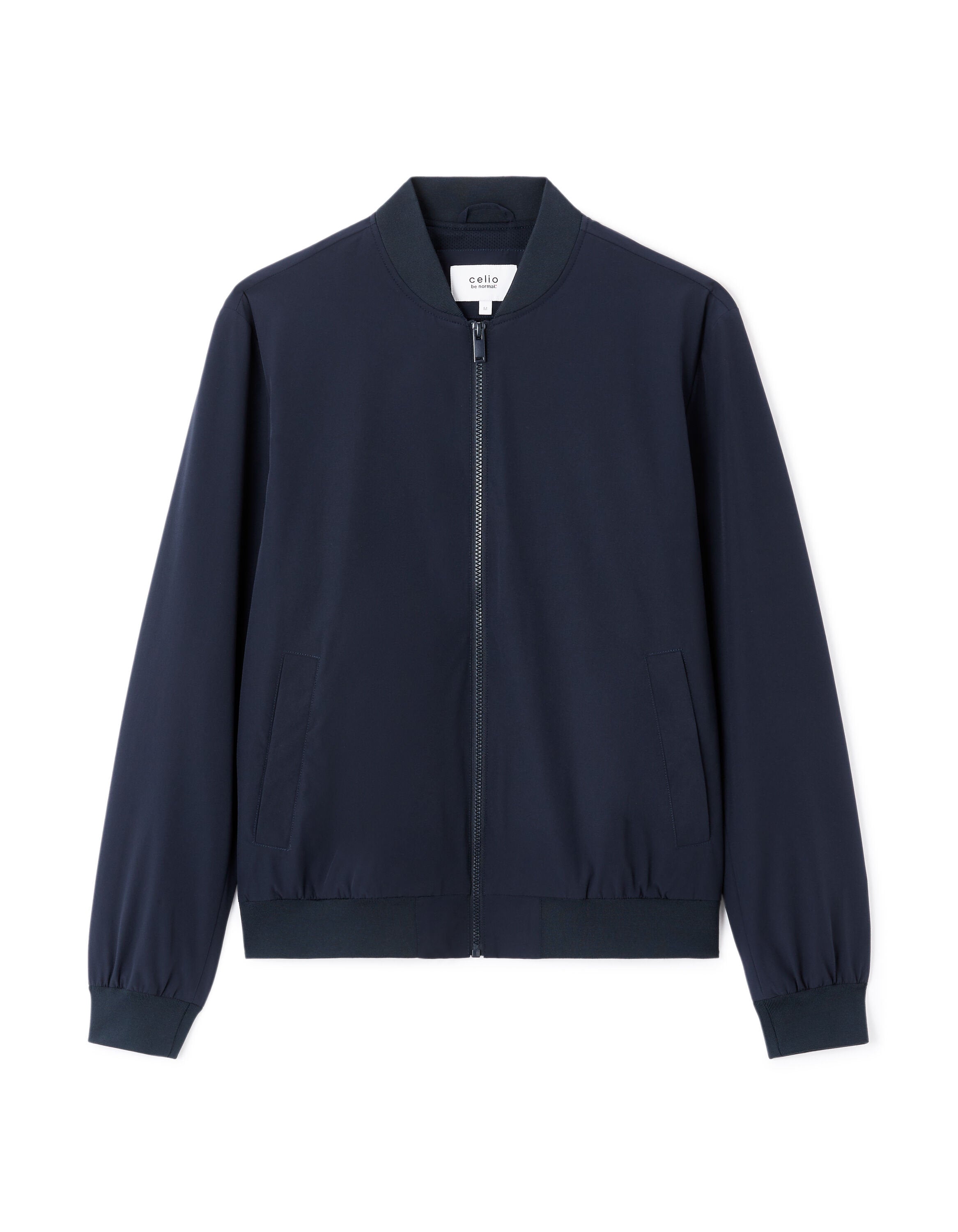 Celio_Navy Bomber Collar Jacket_LUBLUZ2_NAVY_05