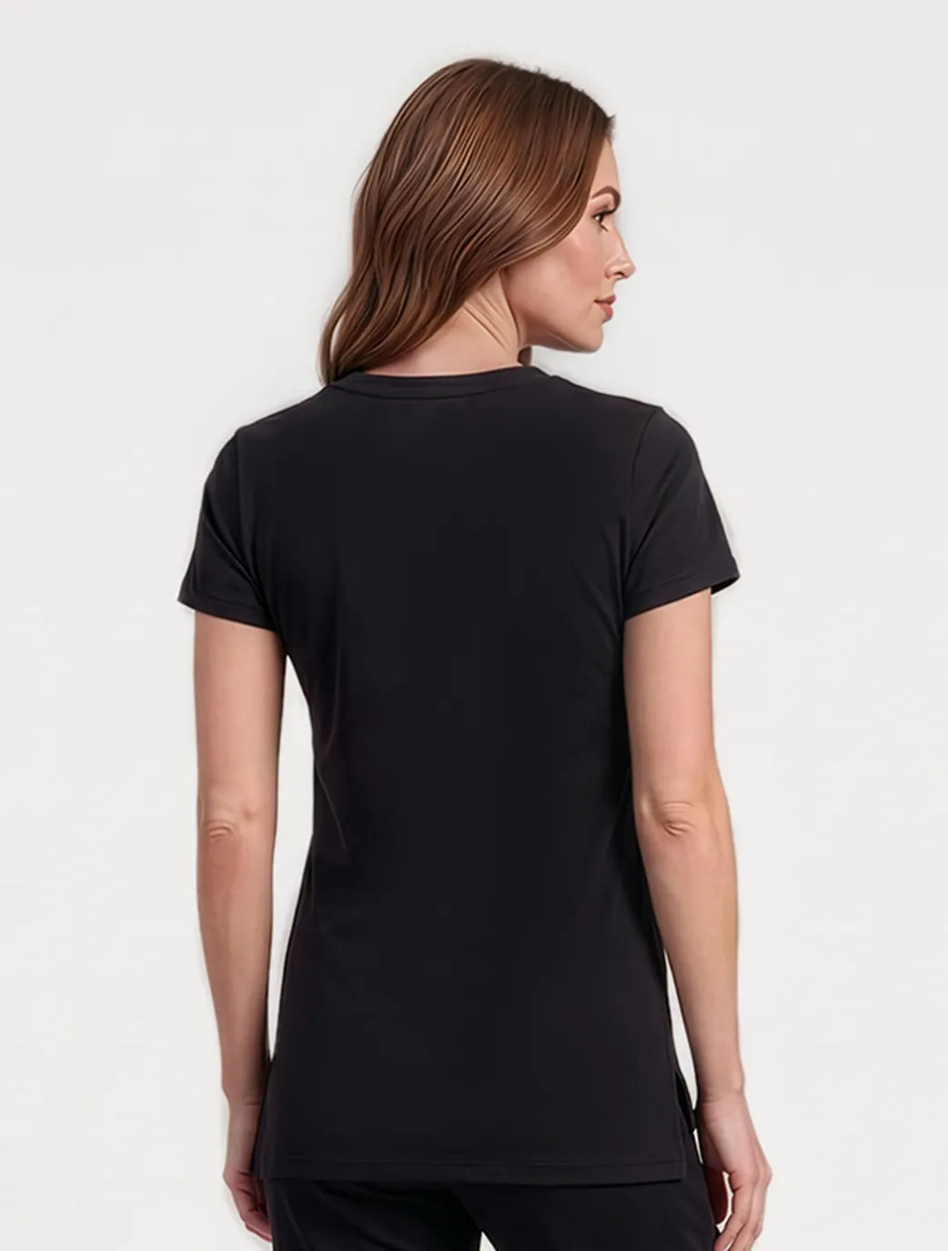 Marie France Black Women Hypnotic Top SKU: LWHYPNOTICTOP_Black Image 02