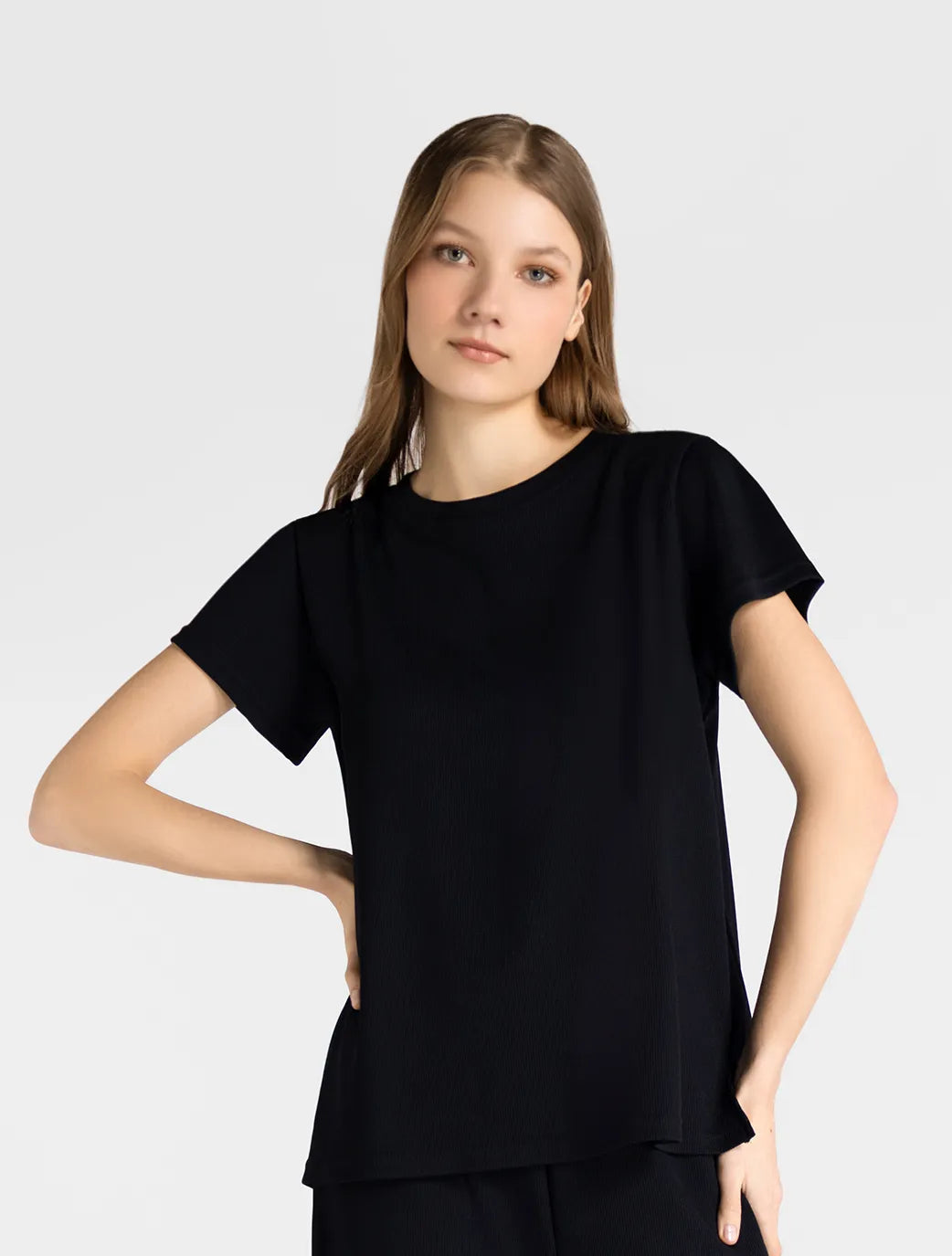 Marie France Lody Top_Black Women Lody Top SKU: LWLODYTOP_Black Image 01