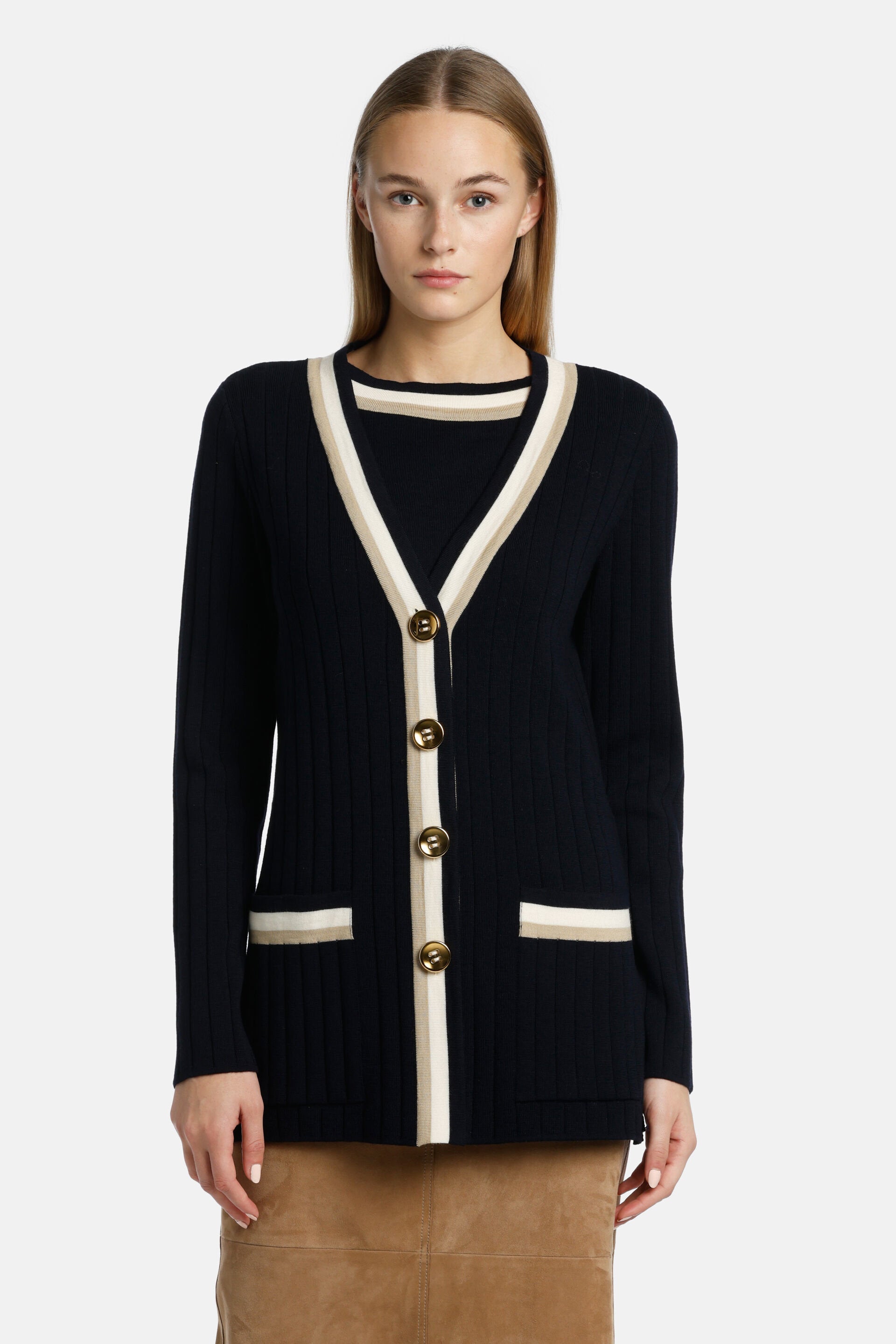 Luisa Spagnoli_Magistro Ribbed Cardigan_MAGISTRO_1206 1141 0202_01