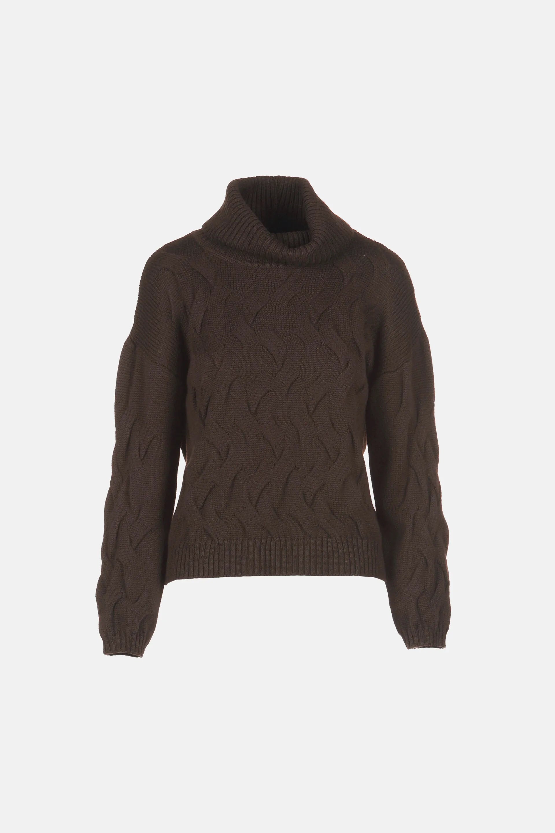 Luisa Spagnoli_Brown_Martinella - Wool Turtleneck_MARTINE_0970_05