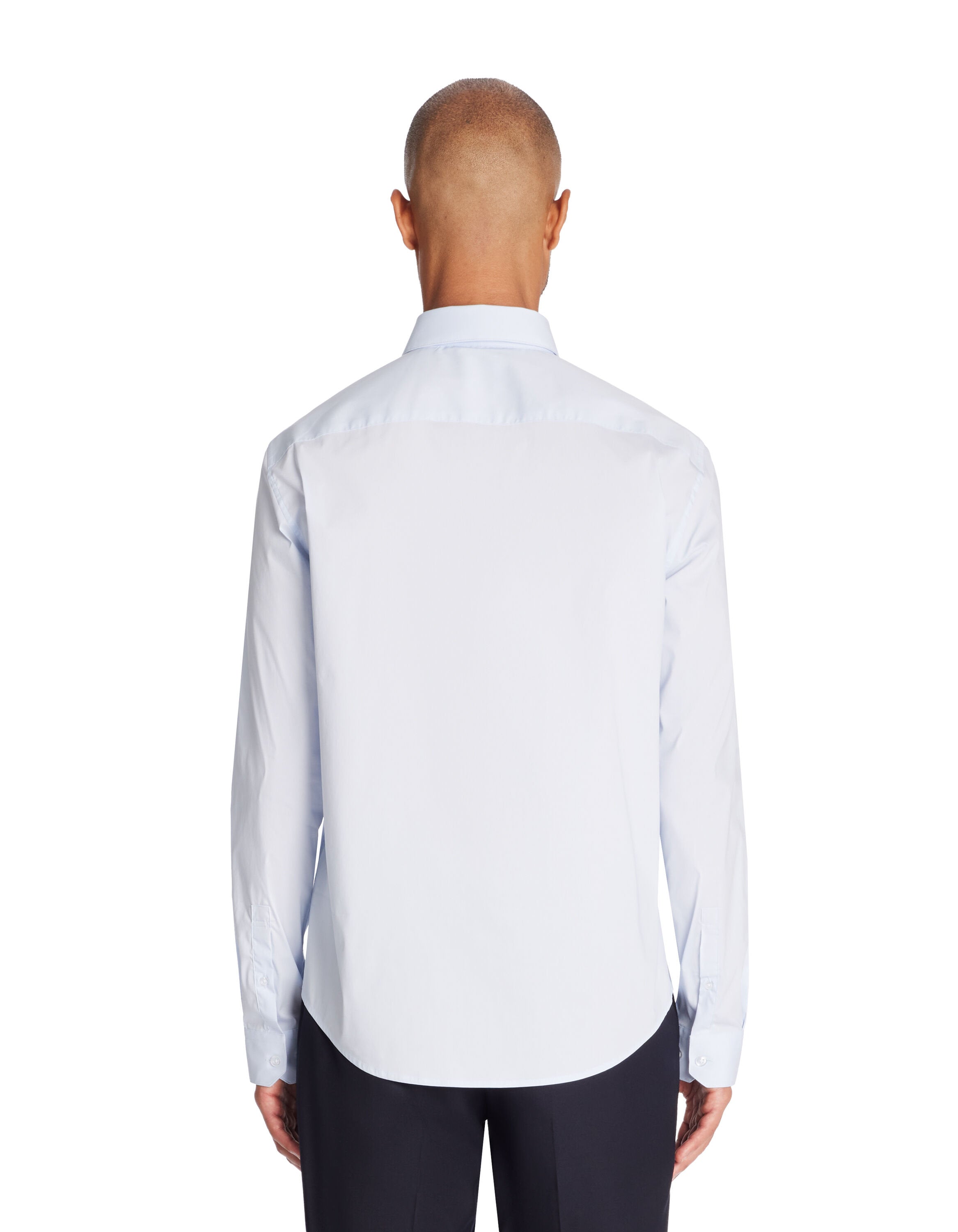 Celio_Light Blue Regular Stretch Cotton Shirt_MASANTALRG_LIGHT BLUE_03
