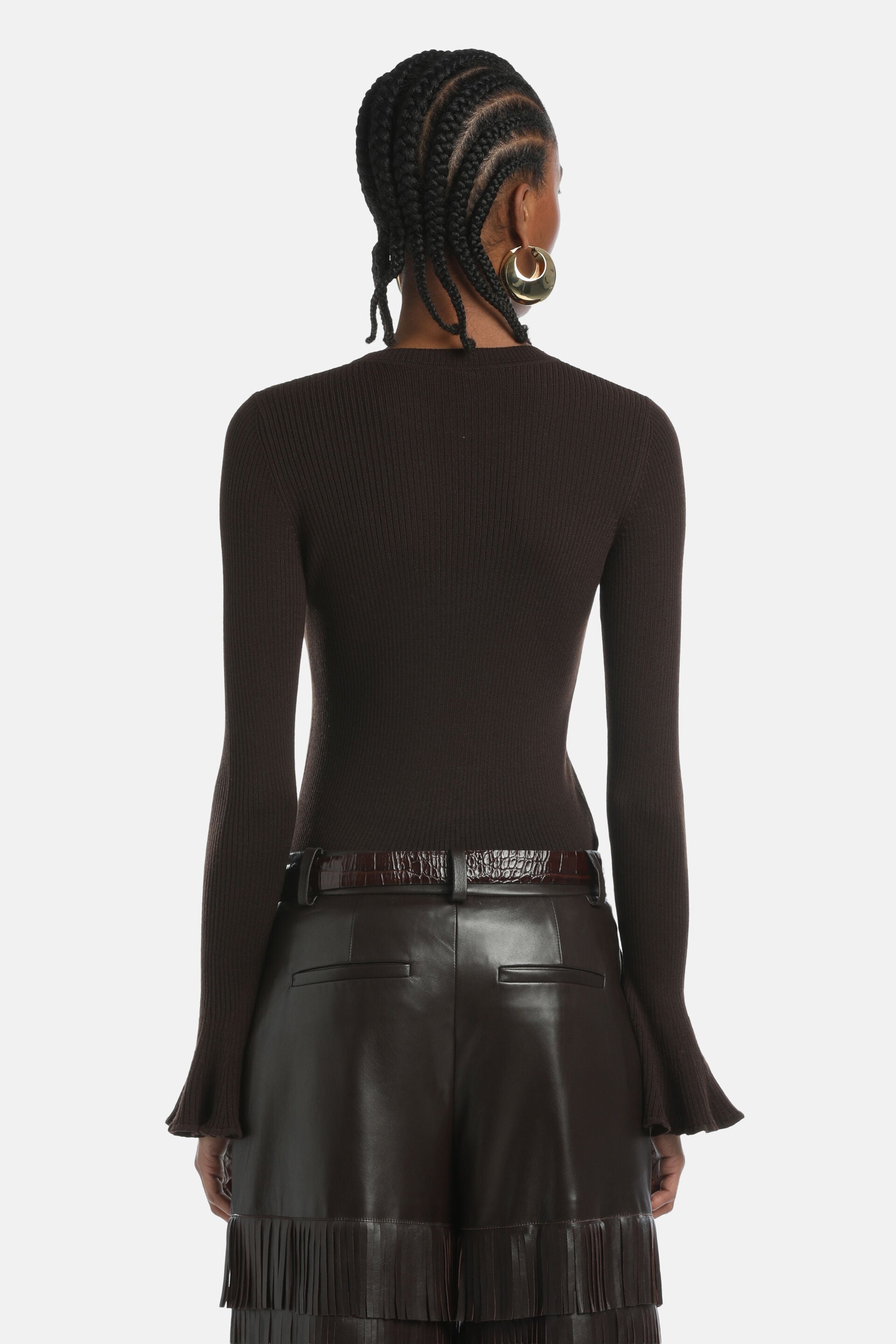 Luisa Spagnoli_Marrone_Massello - Ribbed Pullover - Fashion Show_MASSELLO_0970_03