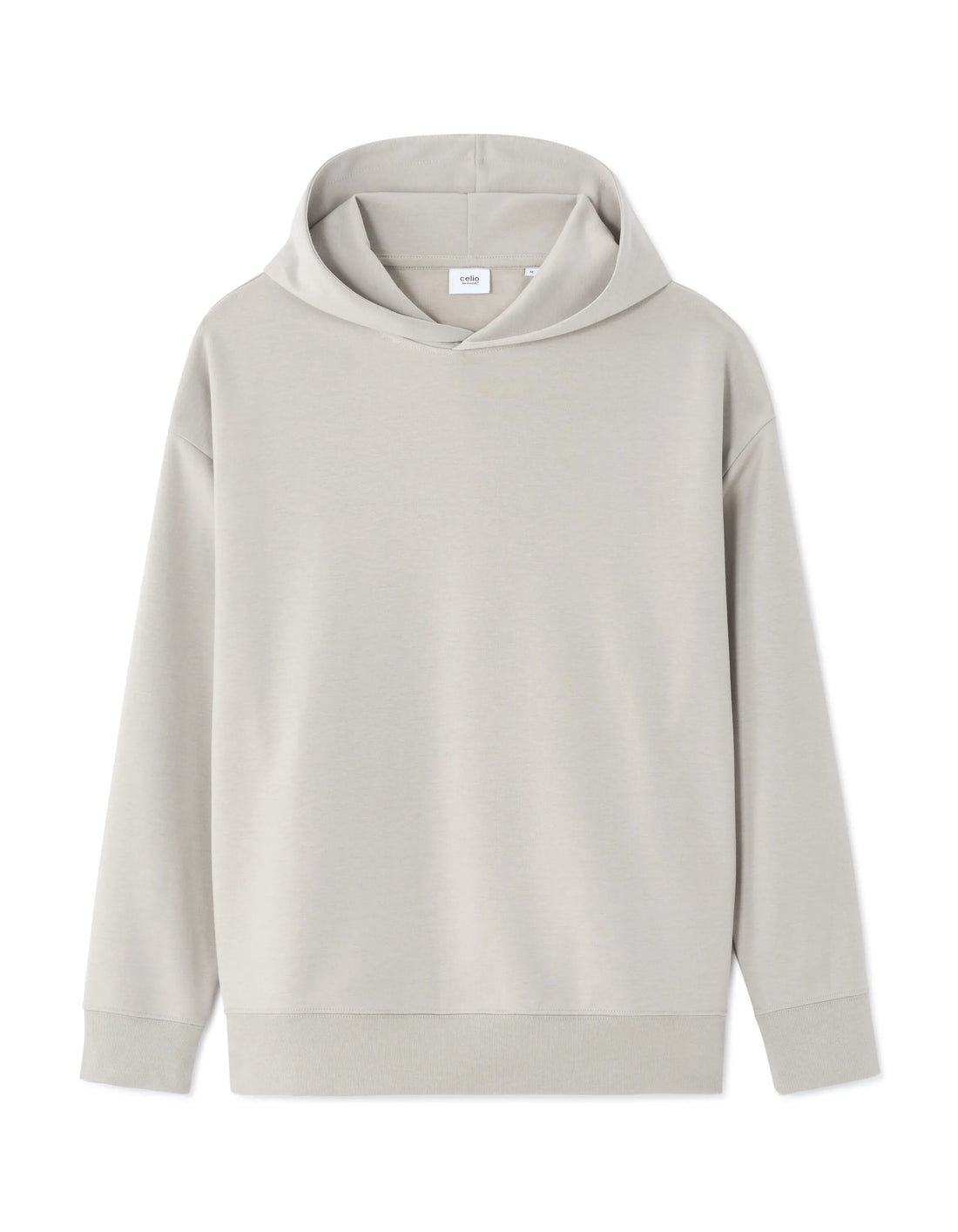 Celio_Grey Granit_Oversized Hooded Sweatshirt_MEBISLOCK_GREY GRANIT_01