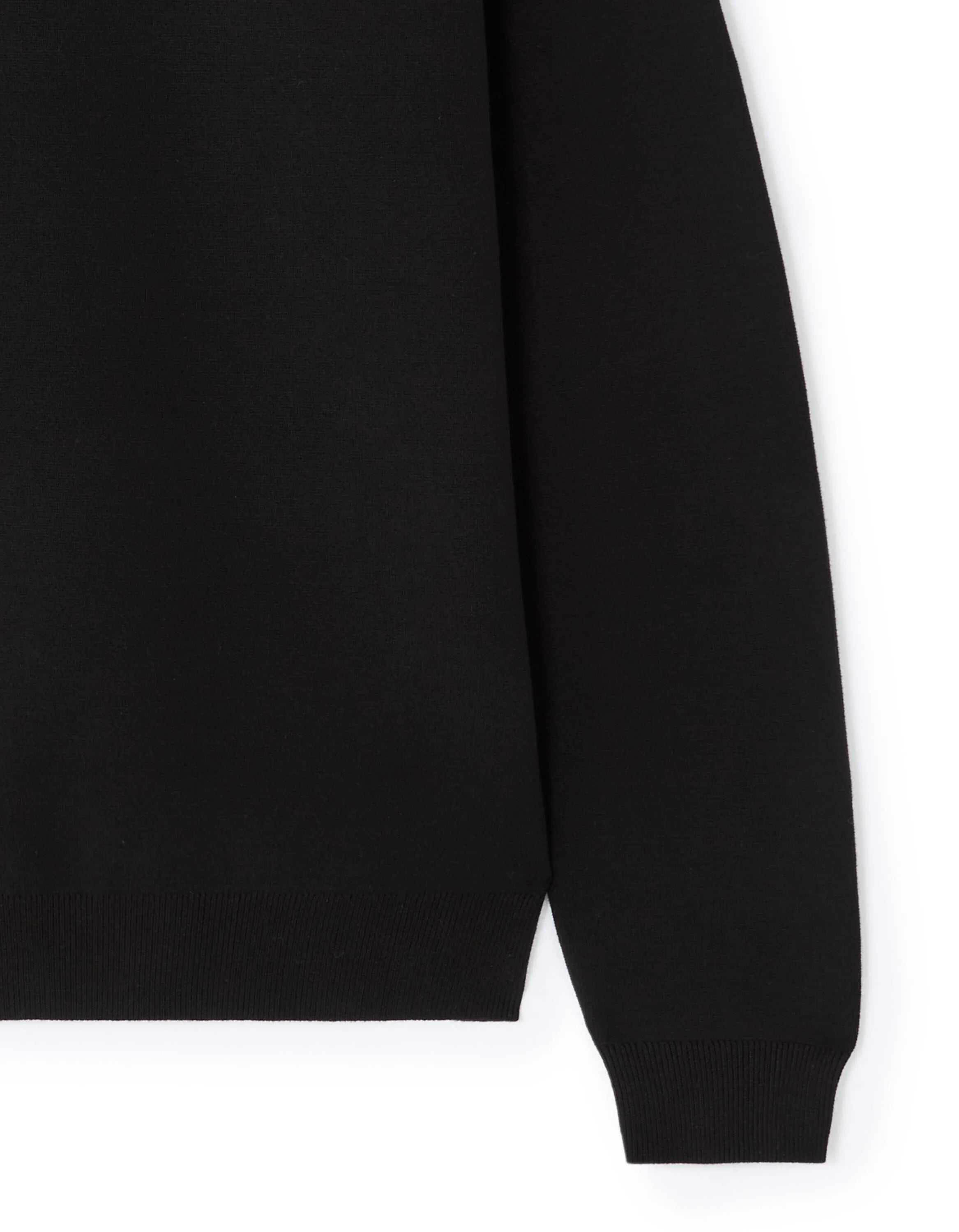 Celio_Black_Plain Cotton Blend Crew Neck Sweater - Black_MECLOTHILD_BLACK_06