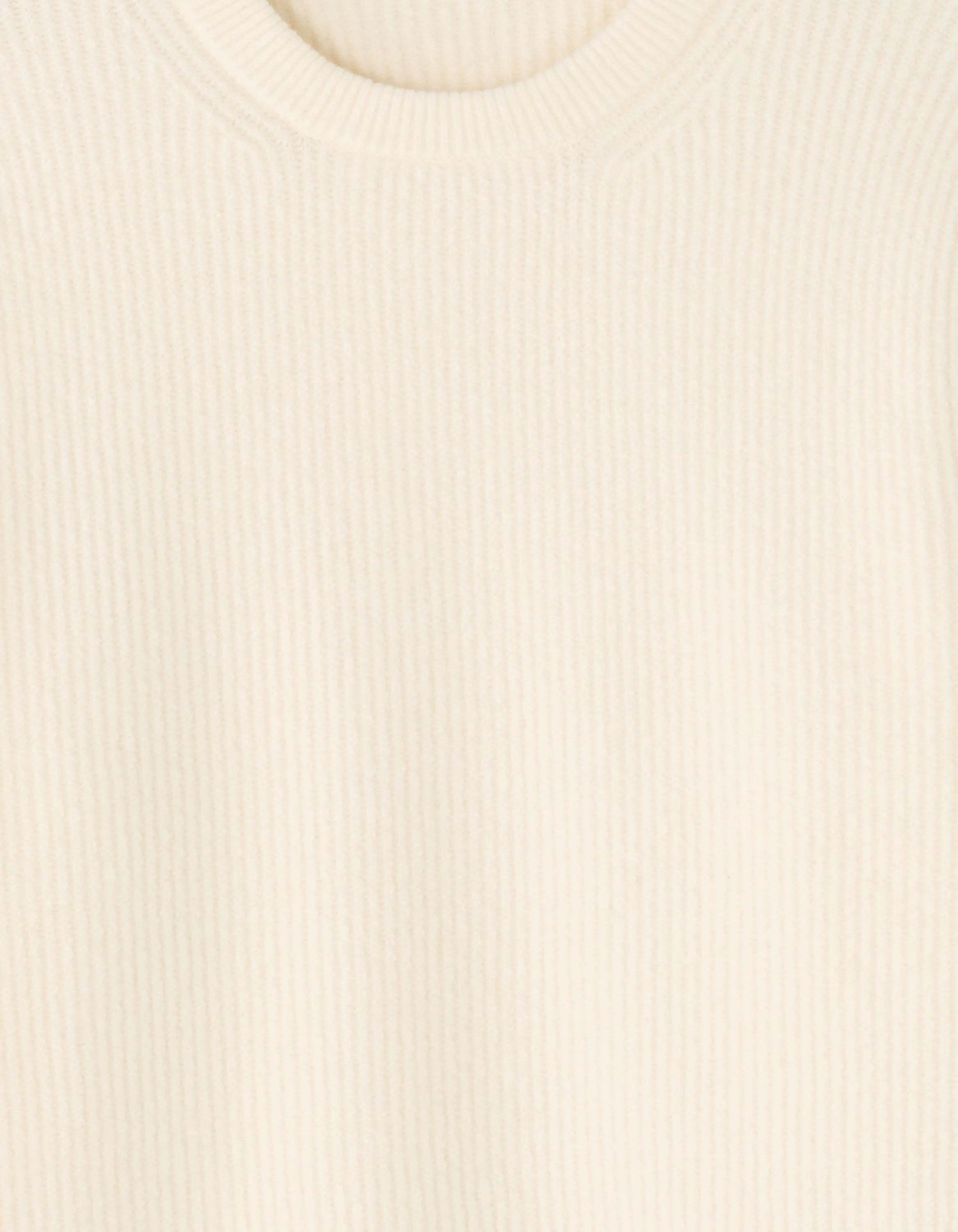 Celio_White_Round Neck Sweater in Fancy Pearl Knit - Ecru_MECOMFY_ECRU_05