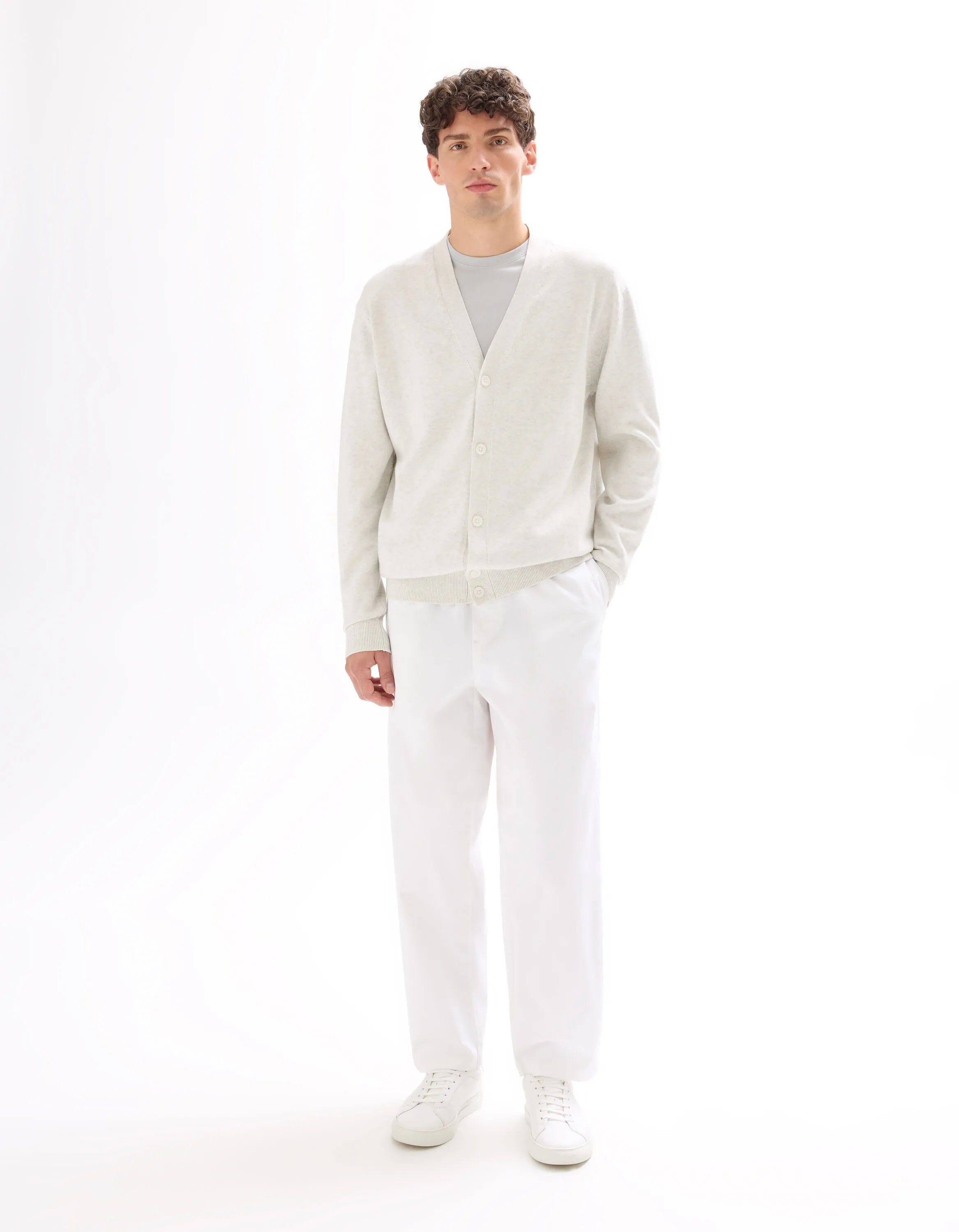 Celio_Off White Mel_100% Cotton Cardigan_MECOTON_OFF WHITE MEL_01