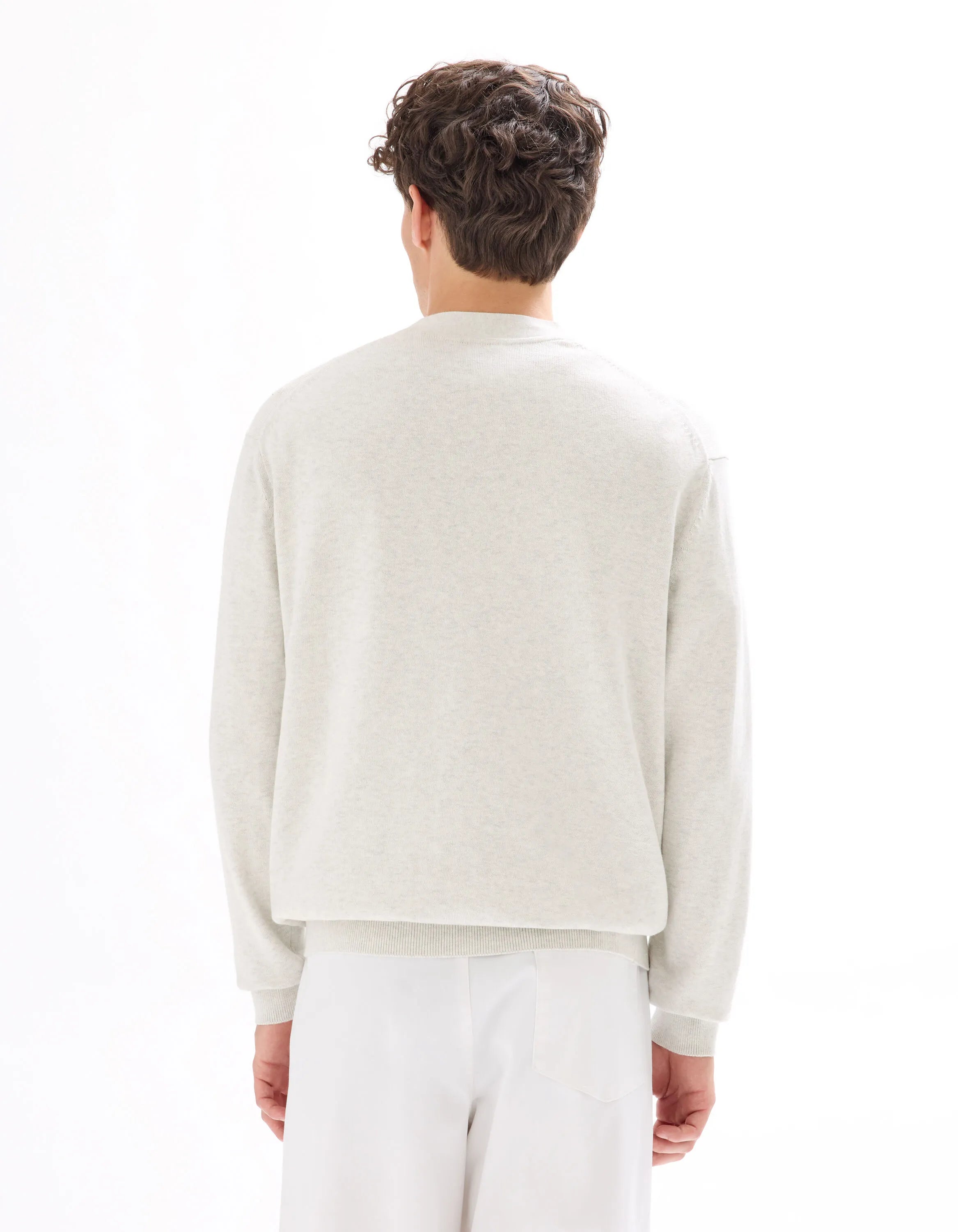 Celio_Off White Mel_100% Cotton Cardigan_MECOTON_OFF WHITE MEL_03