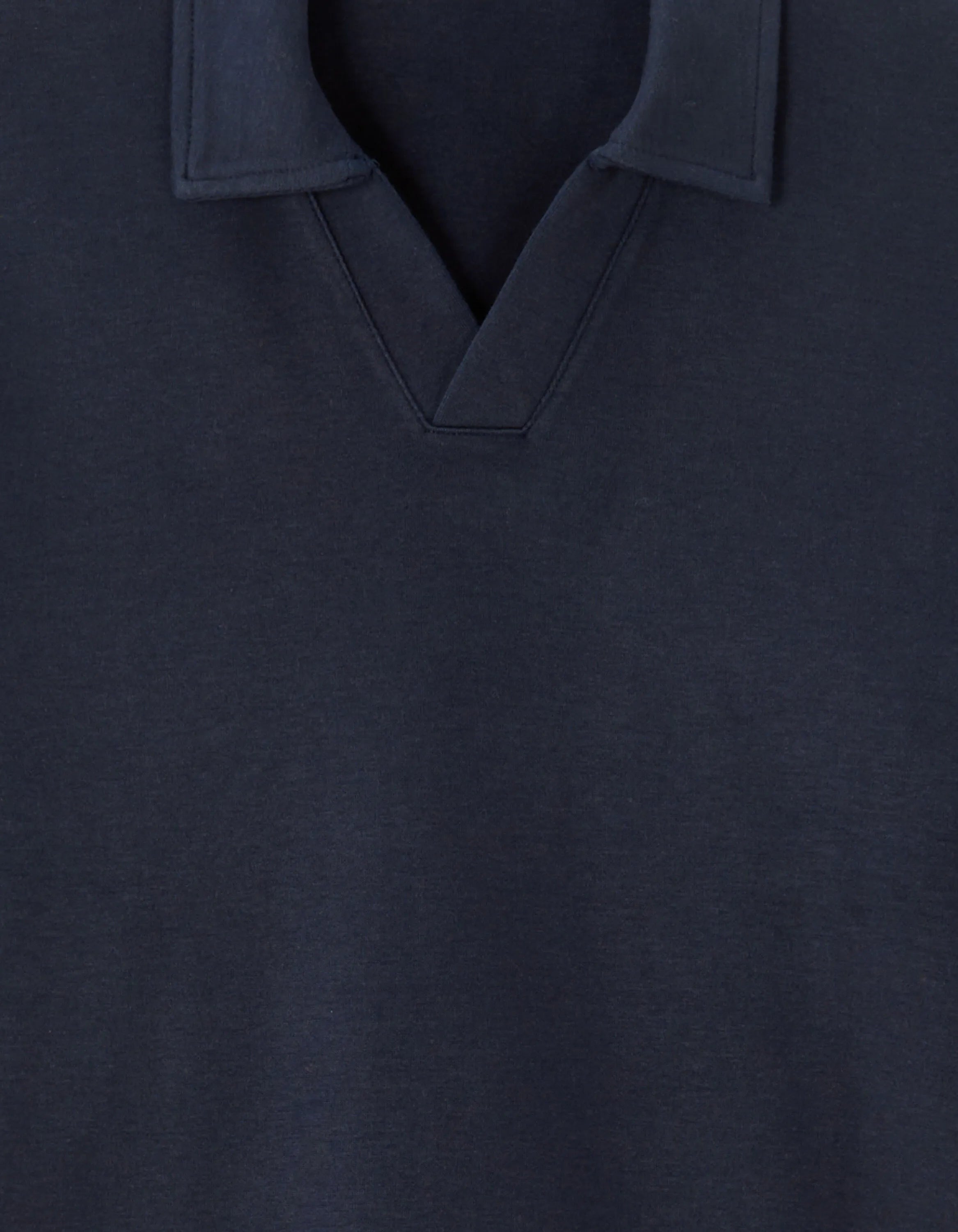 Celio_Encre_Regular Long-Sleeved Jersey Polo Shirt_MEDORT_ENCRE_05