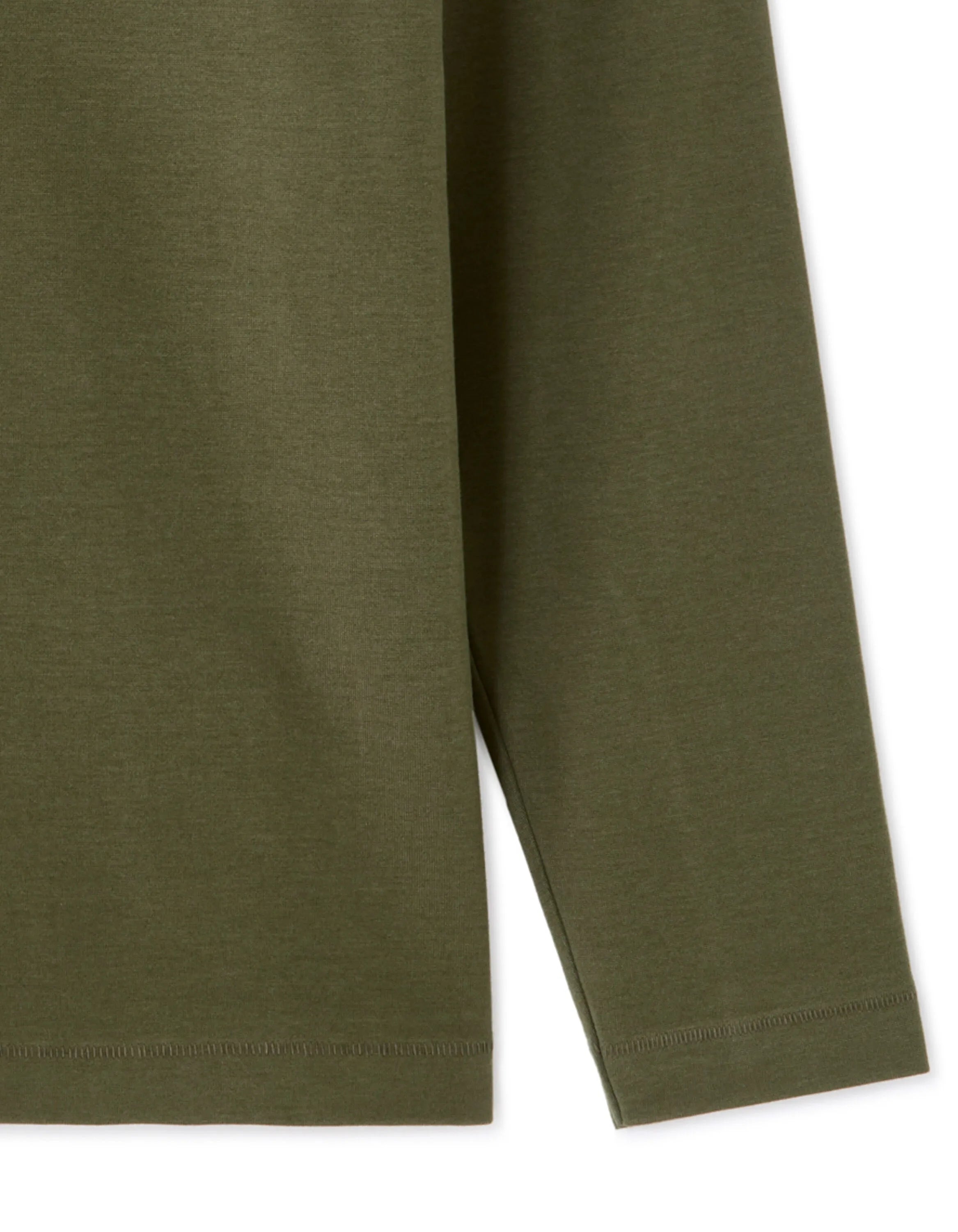 Celio_Kaki_Regular Long-Sleeved Jersey Polo Shirt_MEDORT_KAKI_06