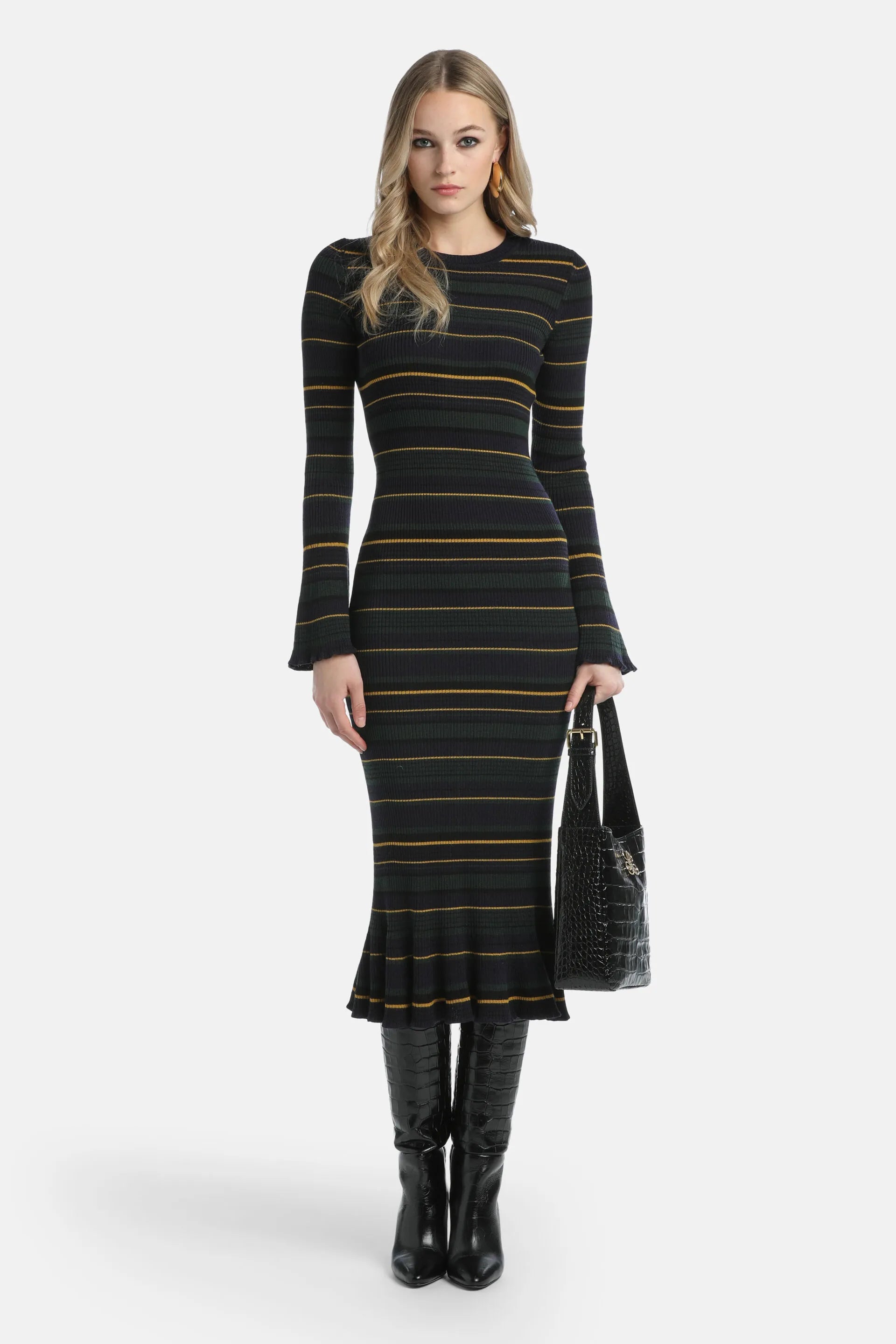 Luisa Spagnoli_Multi-Color_Megany - Striped Knit Maxi Dress_MEGANY_3003_02