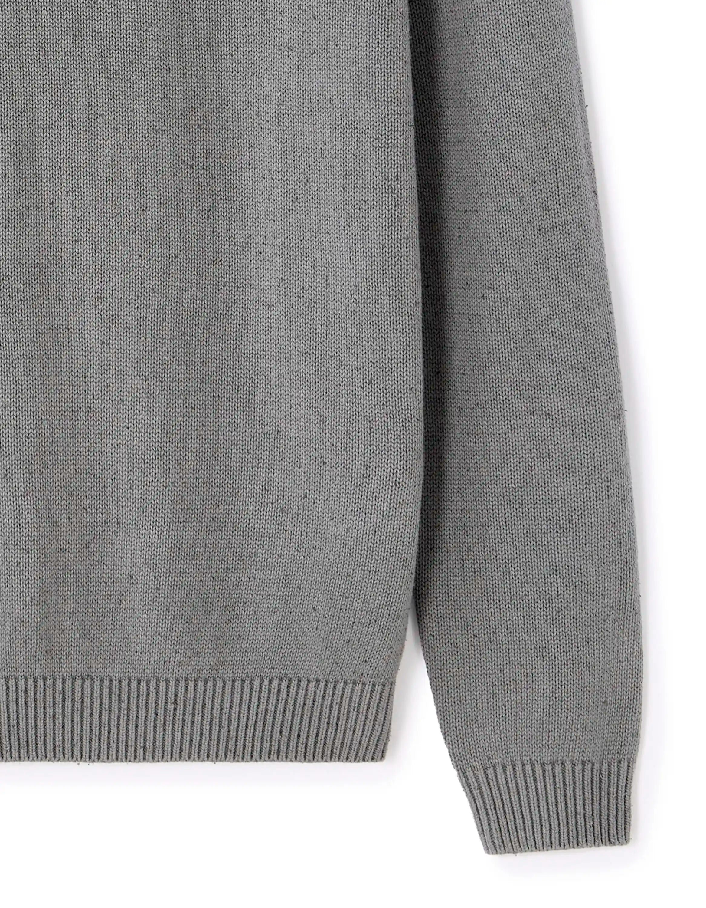 Celio_Mid Grey_NepsŽ Cotton Blend Crew Neck Sweater_MENEPS_MID GREY_06