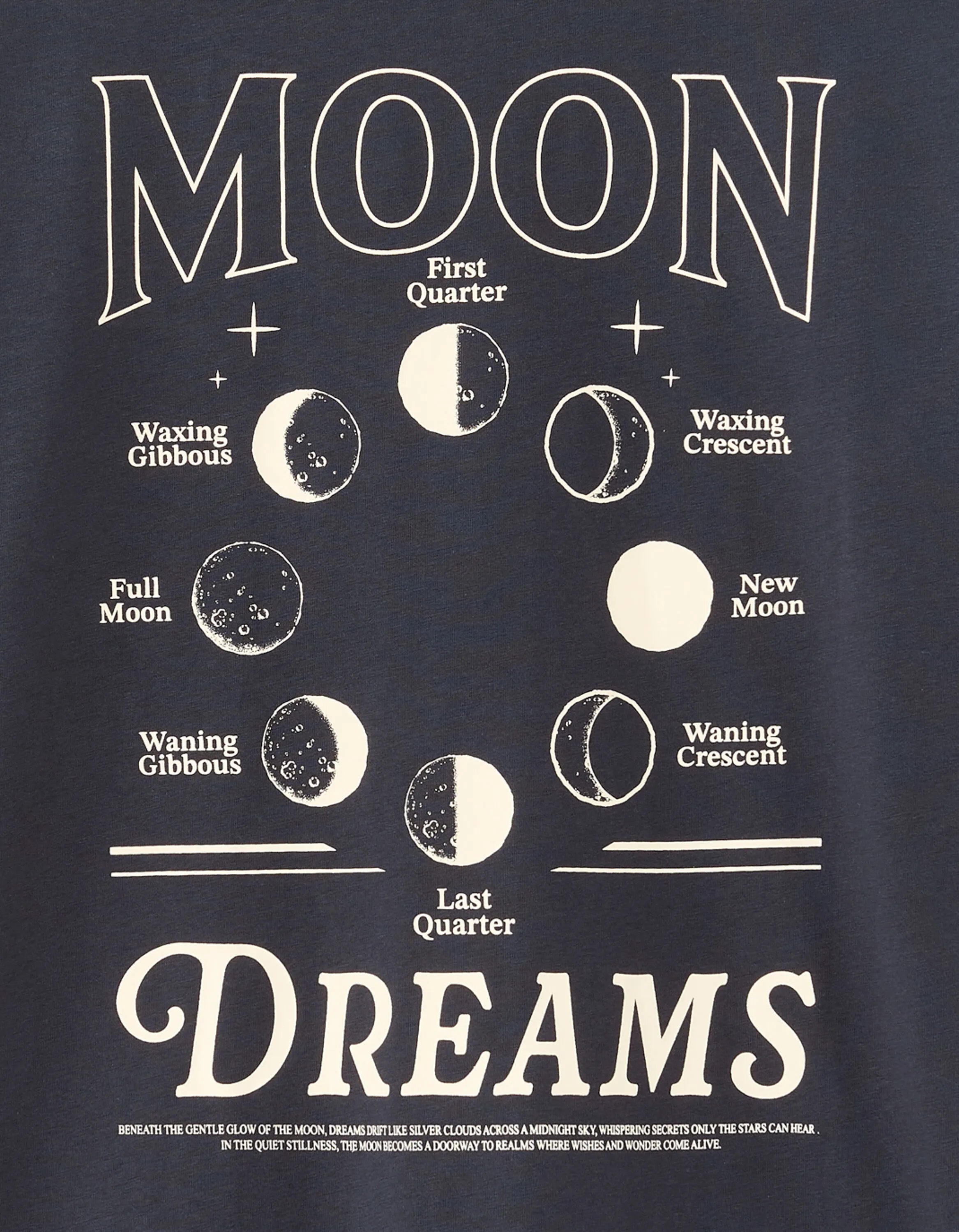 Celio_Bleu Nuit_Oversized Crew Neck T-Shirt 100% Cotton Astro Print_MESOLEIL_BLEU NUIT_06