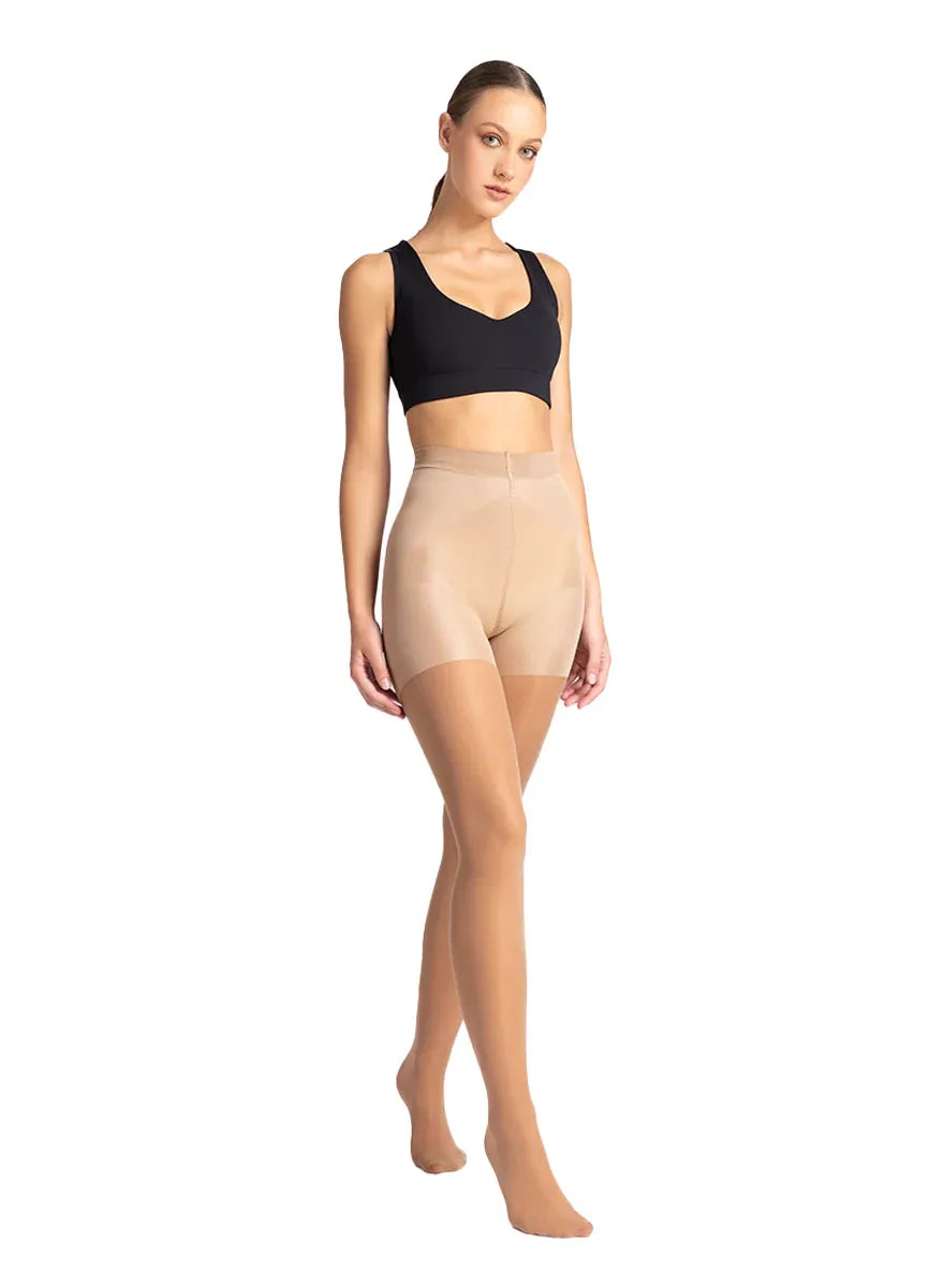 Marie France Camel Women Rio Up 20 Denier Sheer Push-Up Tights SKU: MF016901_camel Image 03
