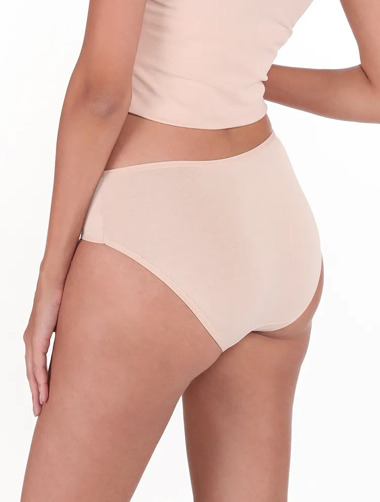 Marie France Beige Women Haley High Waist Slip SKU: MFCHALEYHIGHWAISTSLI_Beige Image 02