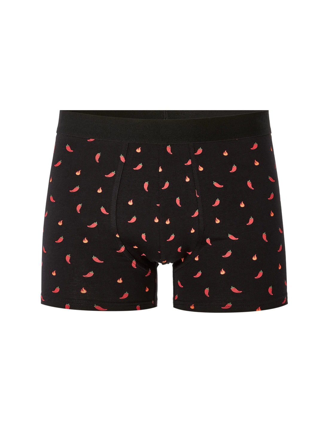 Celio_Black_Chili Pepper Patterned Boxer Shorts_MIBOPEPPER_BLACK_01