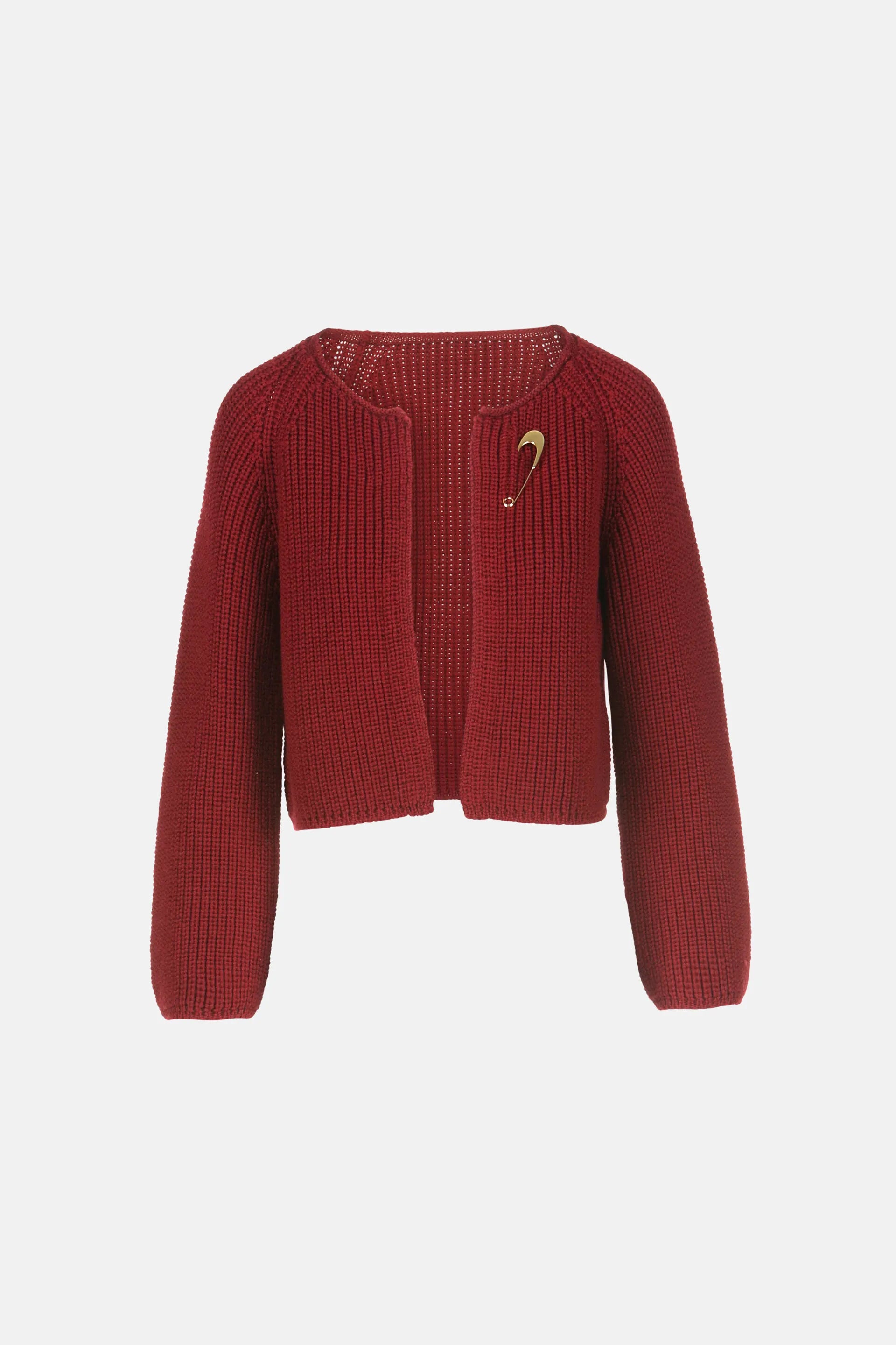 Luisa Spagnoli_Burgundy_Milda - Knit Bolero_MILDA_2405_07