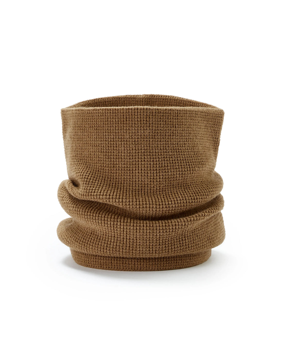 Celio_Camel_Waffle Knit Snood_MISCAWAFLE_CAMEL_01